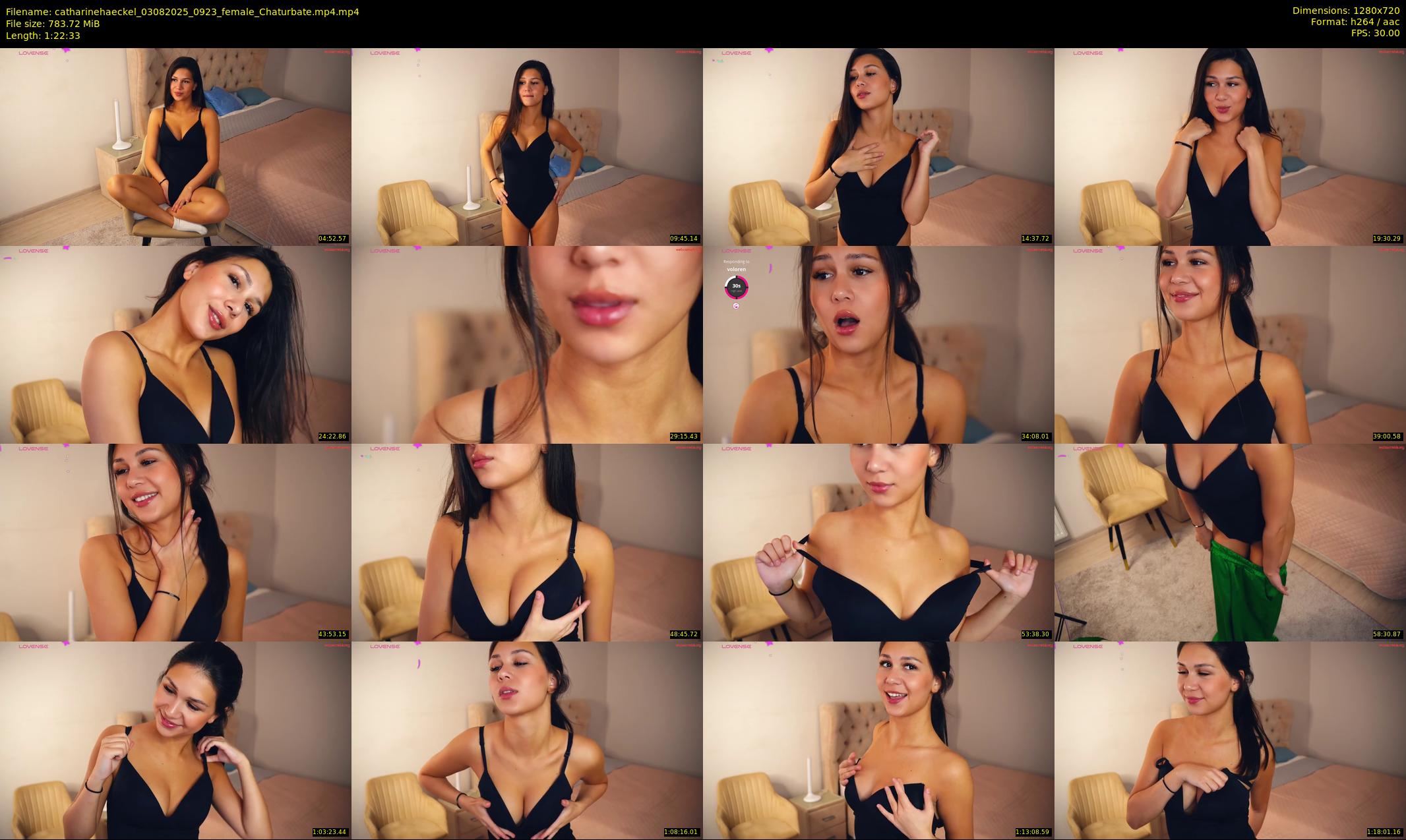 catharinehaeckel — 83 minute Chaturbate female cam show recording, 720p, Aug 3, 2025