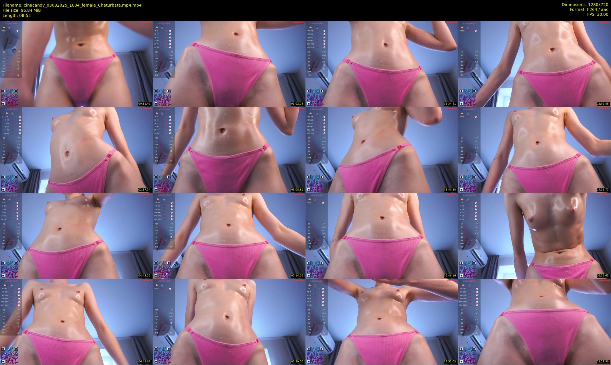 cinacandy — 9 minute Chaturbate female cam show recording, 720p, Aug 3, 2025
