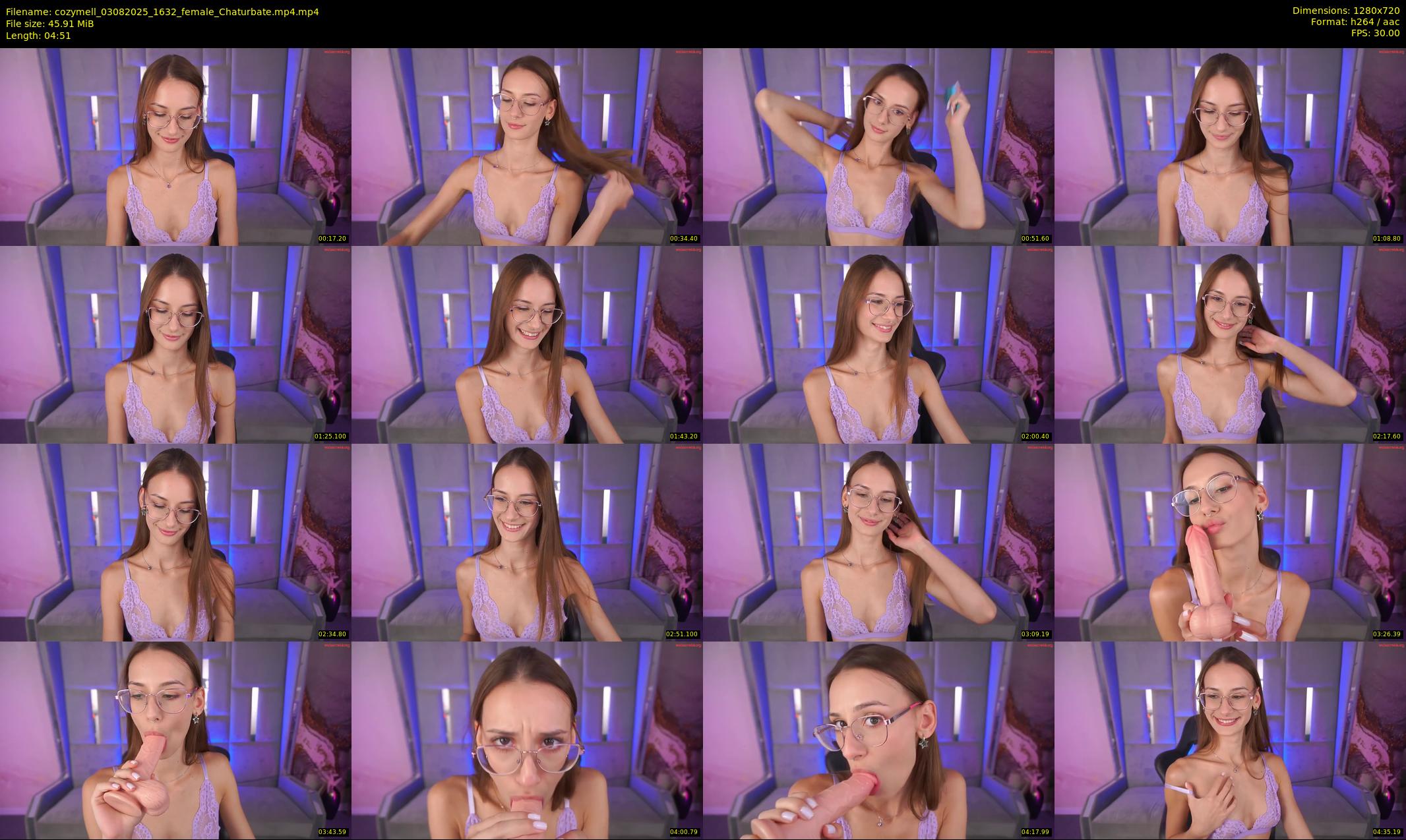 cozymell — 5 minute Chaturbate female cam show recording, 720p, Aug 3, 2025