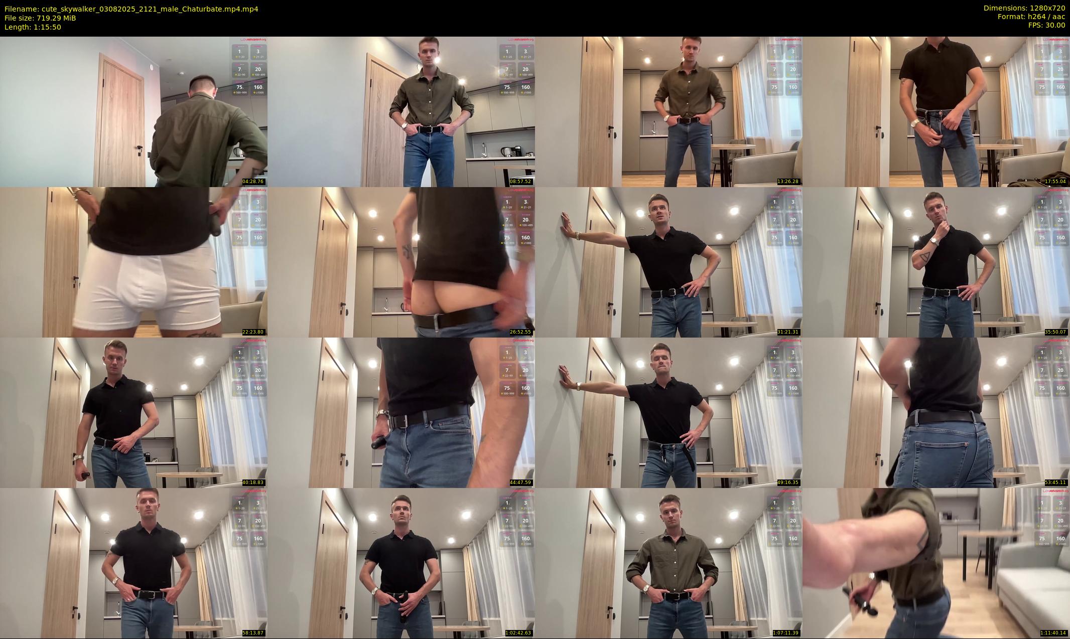 cute_skywalker — 76 minute Chaturbate male cam show recording, 720p, Aug 3, 2025