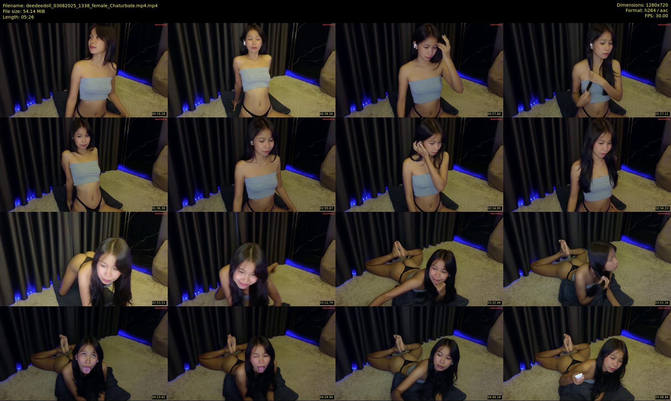 deedeedoll — 6 minute Chaturbate female cam show recording, 720p, Aug 3, 2025
