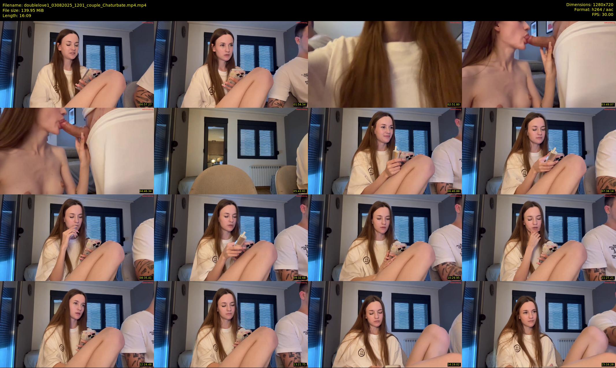 doublelove1 — 17 minute Chaturbate couple cam show recording, 720p, Aug 3, 2025