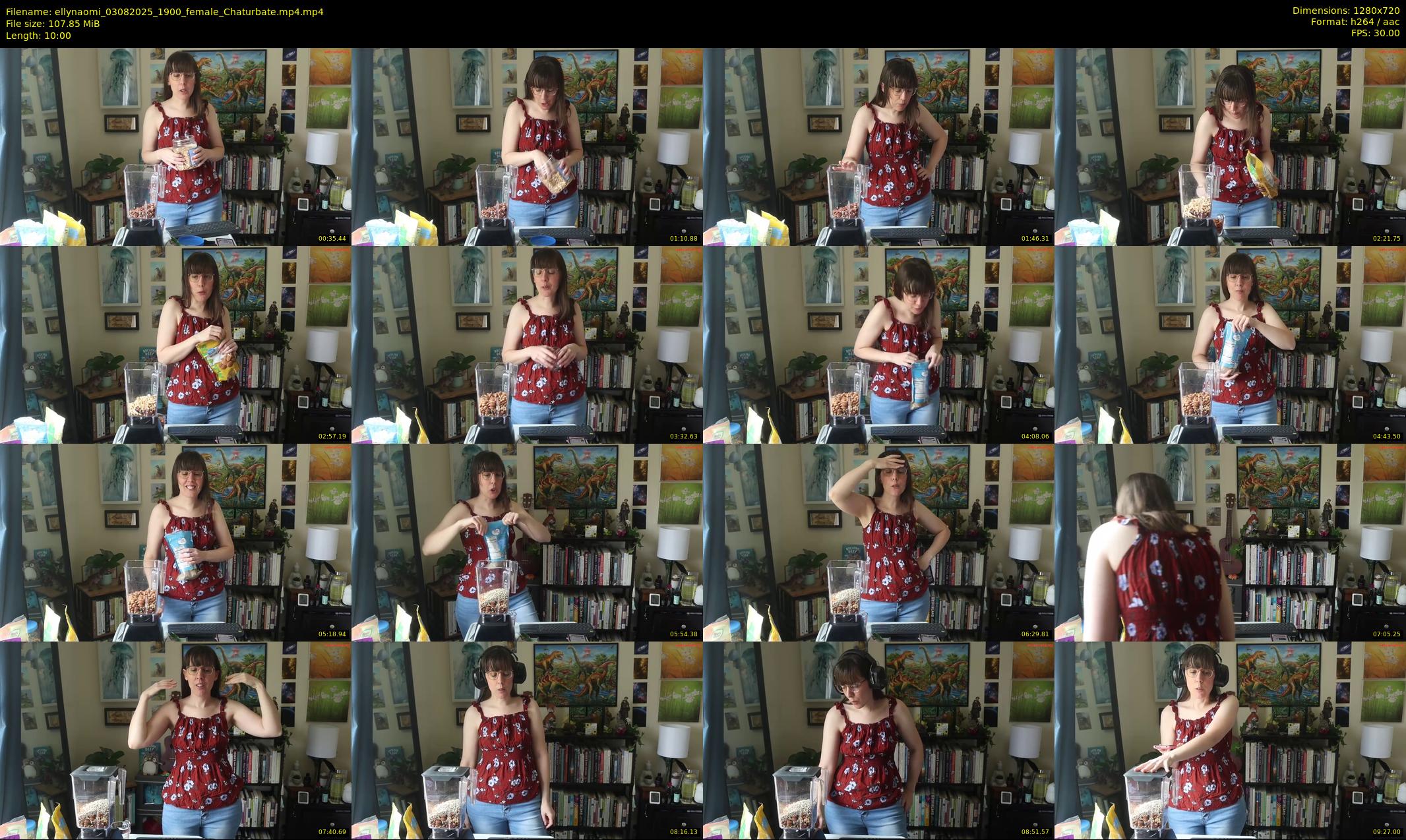 ellynaomi — 10 minute Chaturbate female cam show recording, 720p, Aug 3, 2025