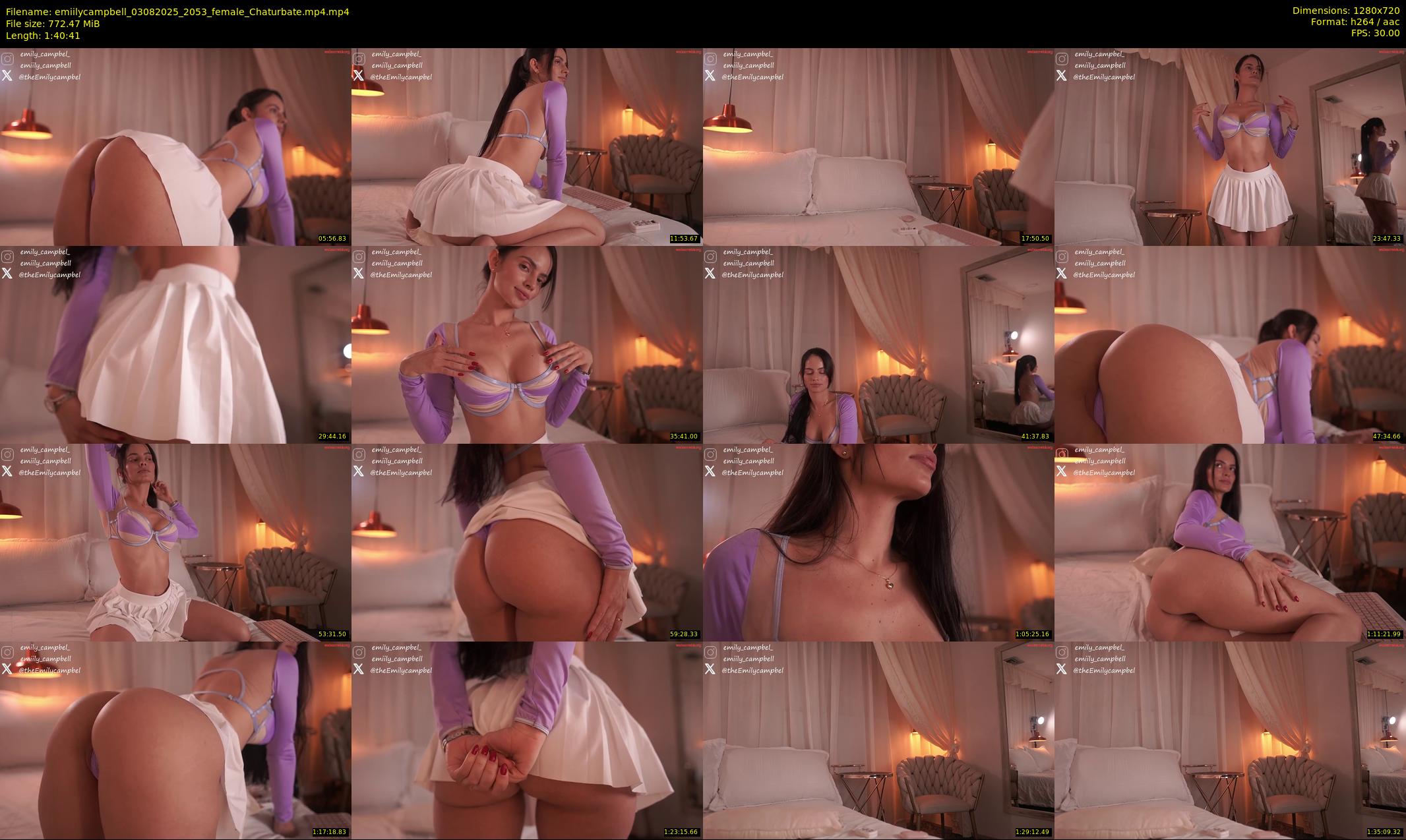 emiilycampbell — 101 minute Chaturbate female cam show recording, 720p, Aug 3, 2025
