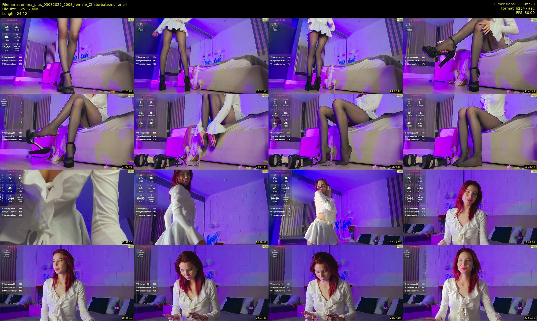 emma_plux — 25 minute Chaturbate female cam show recording, 720p, Aug 3, 2025