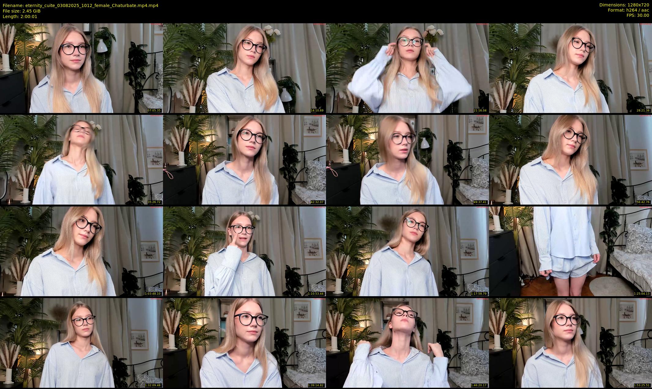 eternity_cuite — 121 minute Chaturbate female cam show recording, 720p, Aug 3, 2025