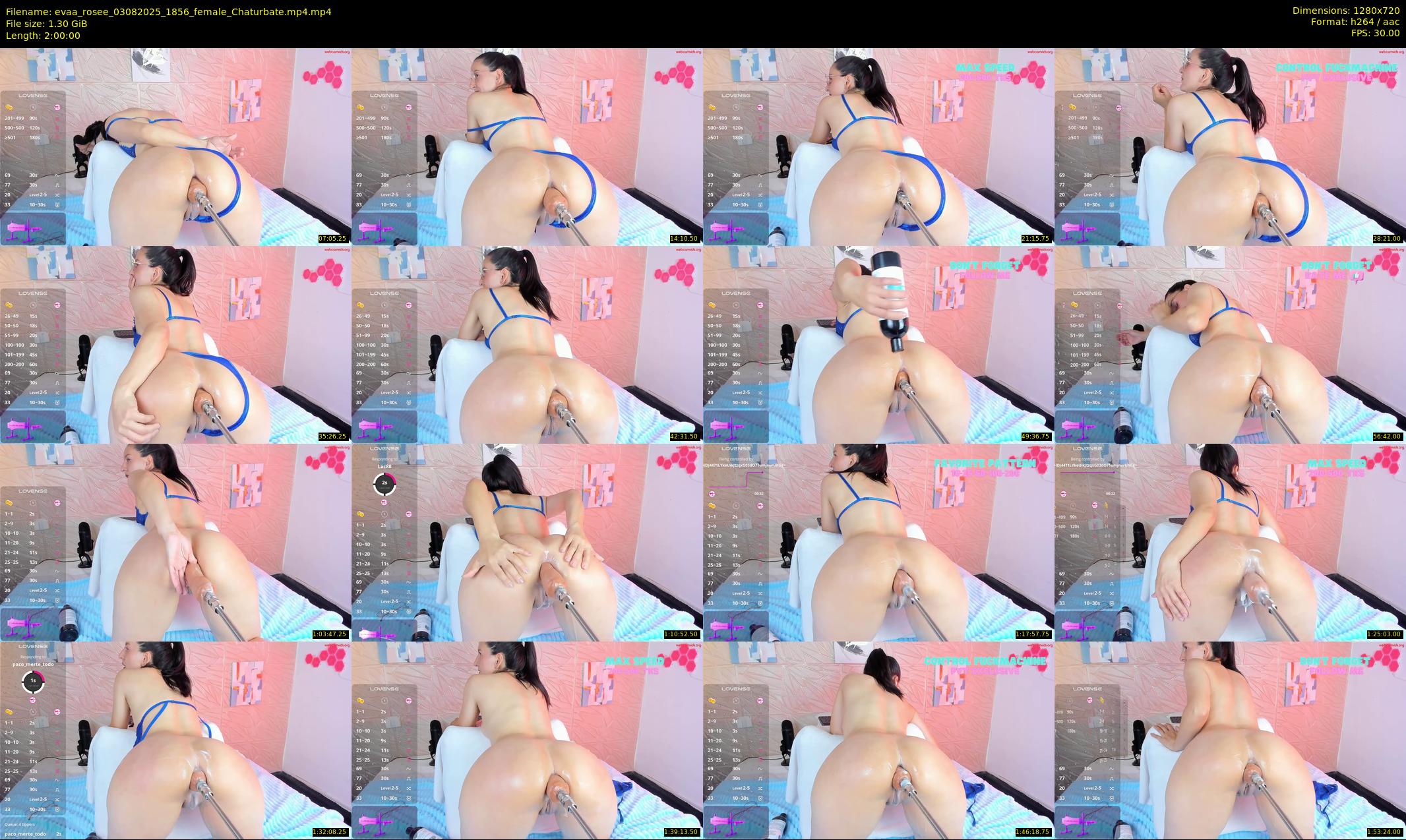 evaa_rosee — 120 minute Chaturbate female cam show recording, 720p, Aug 3, 2025