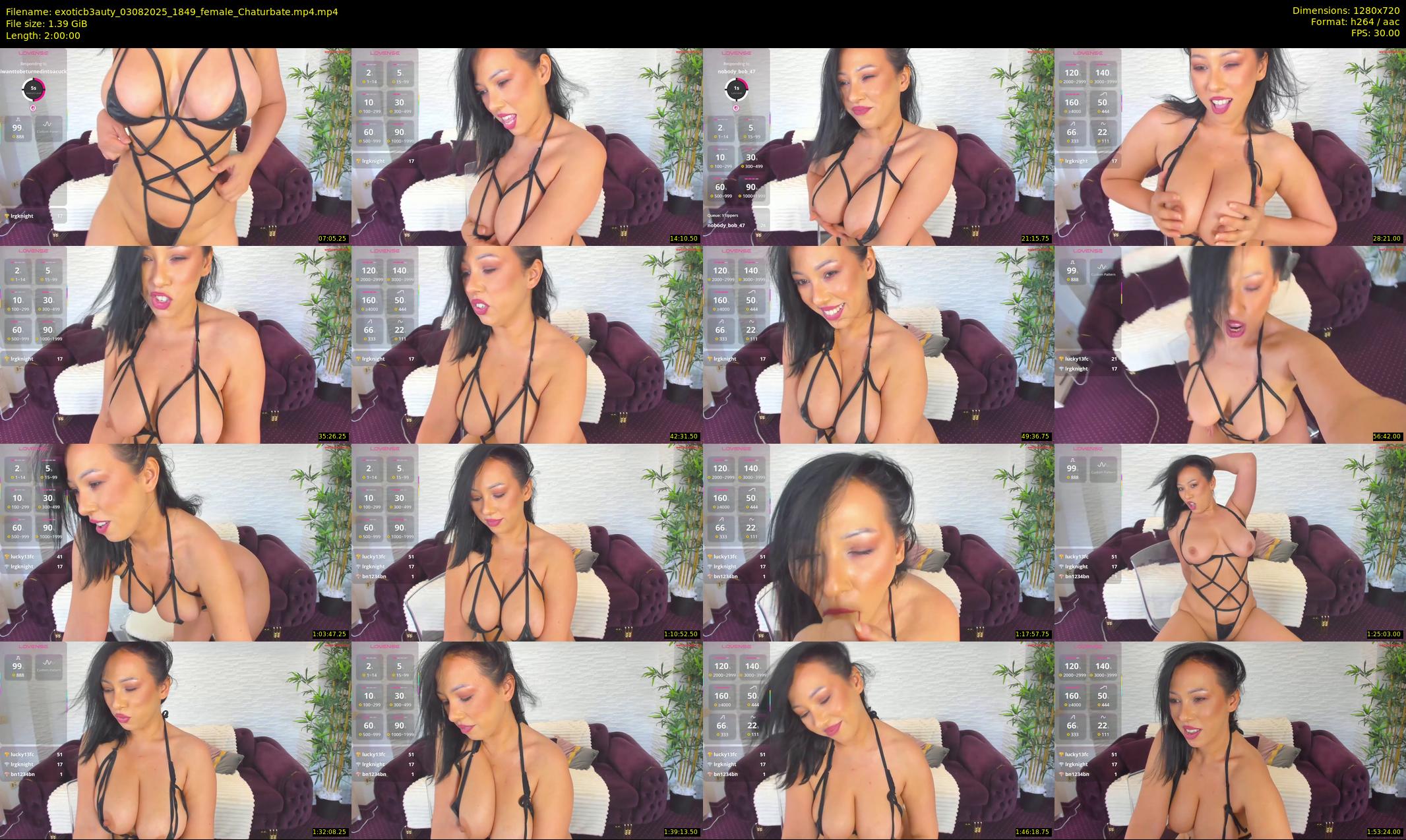 exoticb3auty — 120 minute Chaturbate female cam show recording, 720p, Aug 3, 2025