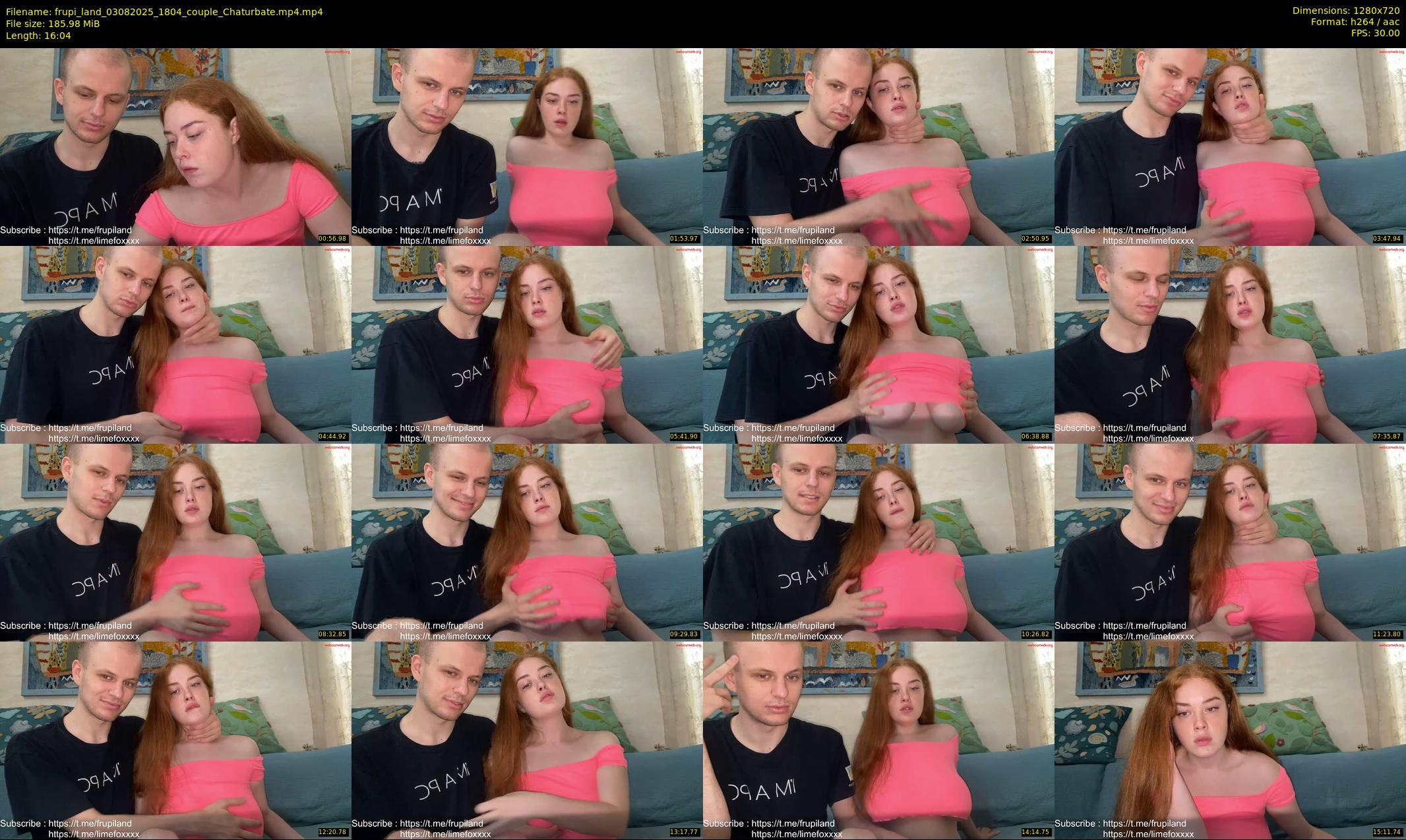 frupi_land — 17 minute Chaturbate couple cam show recording, 720p, Aug 3, 2025