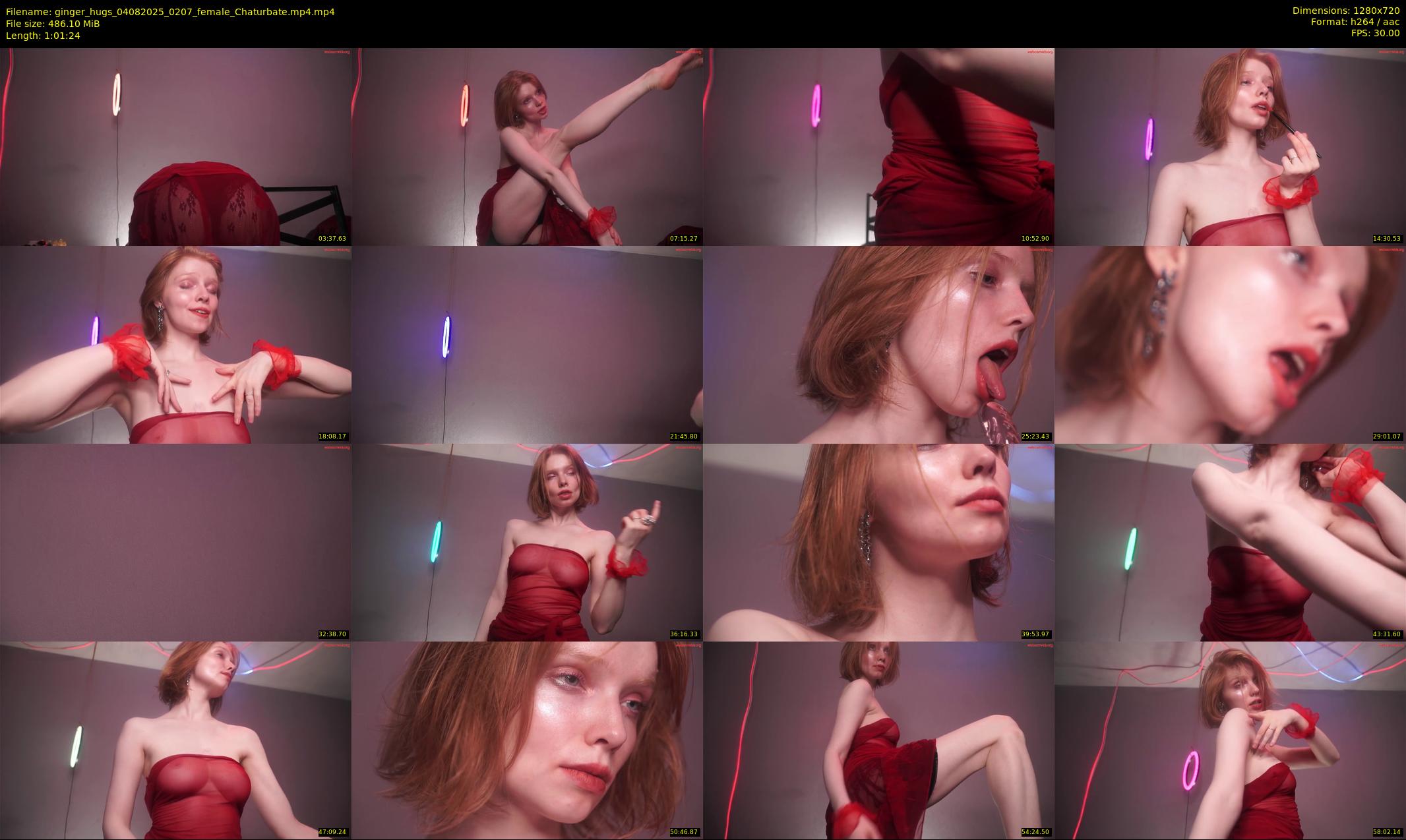 ginger_hugs — 62 minute Chaturbate female cam show recording, 720p, Aug 4, 2025