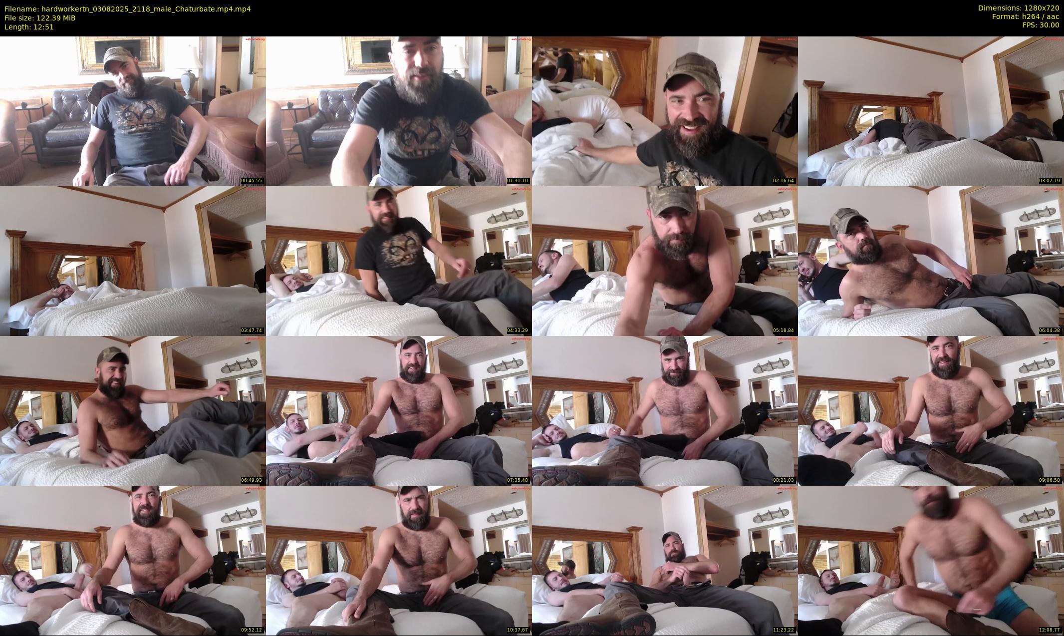 hardworkertn — 13 minute Chaturbate male cam show recording, 720p, Aug 3, 2025
