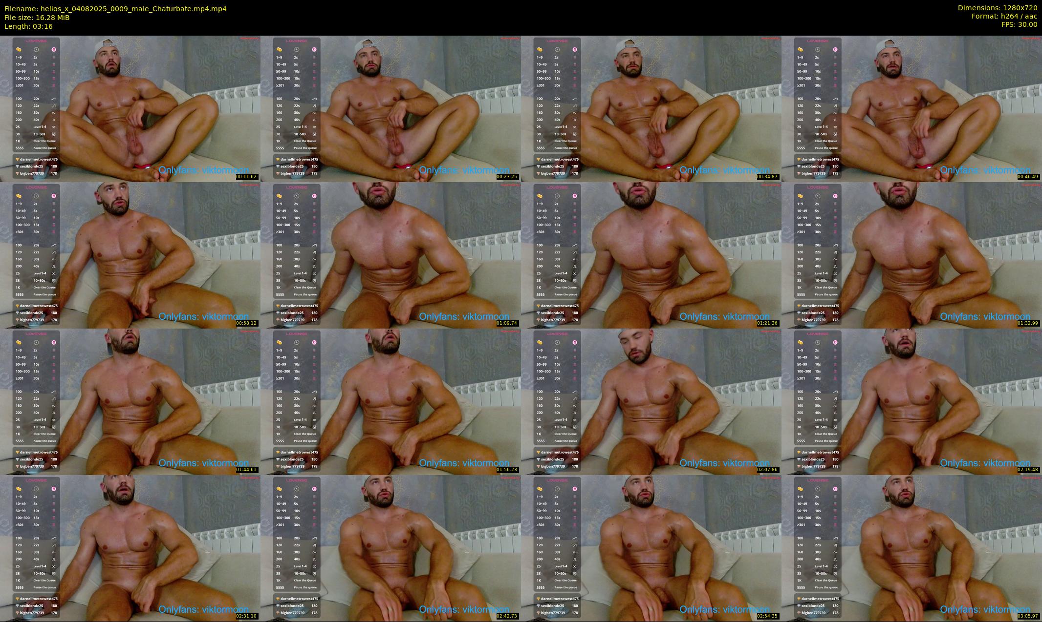 helios_x — 4 minute Chaturbate male cam show recording, 720p, Aug 4, 2025