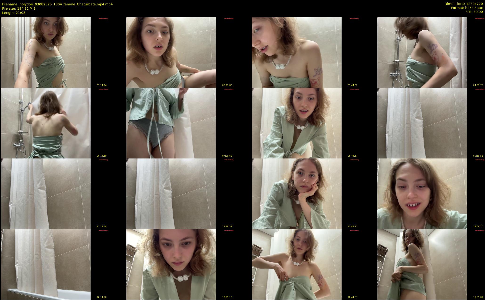 holydori — 22 minute Chaturbate female cam show recording, 720p, Aug 3, 2025