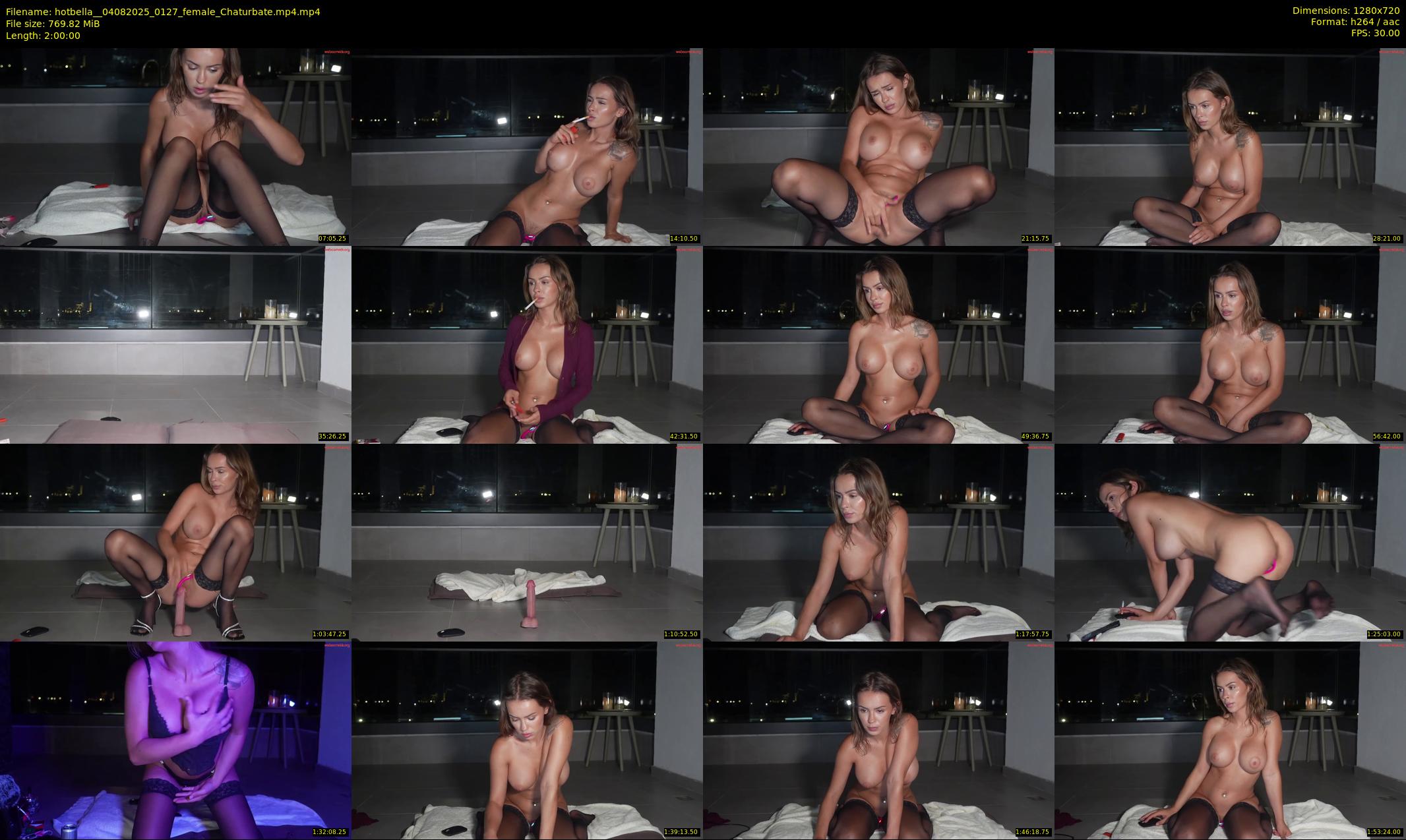 hotbella_ — 120 minute Chaturbate female cam show recording, 720p, Aug 4, 2025