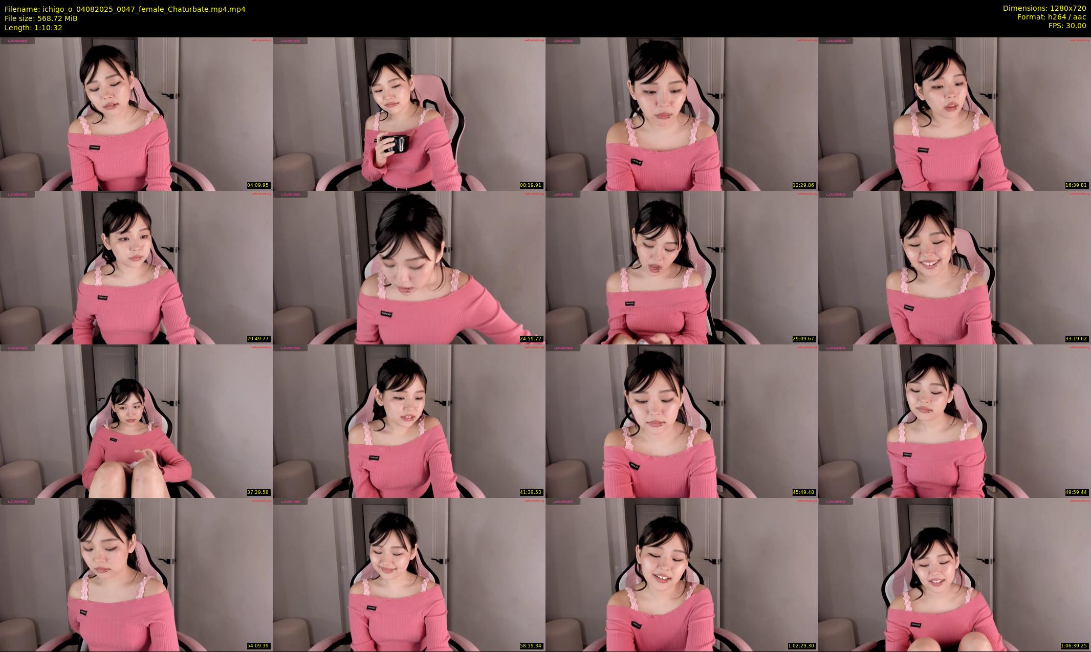 ichigo_o — 71 minute Chaturbate female cam show recording, 720p, Aug 4, 2025