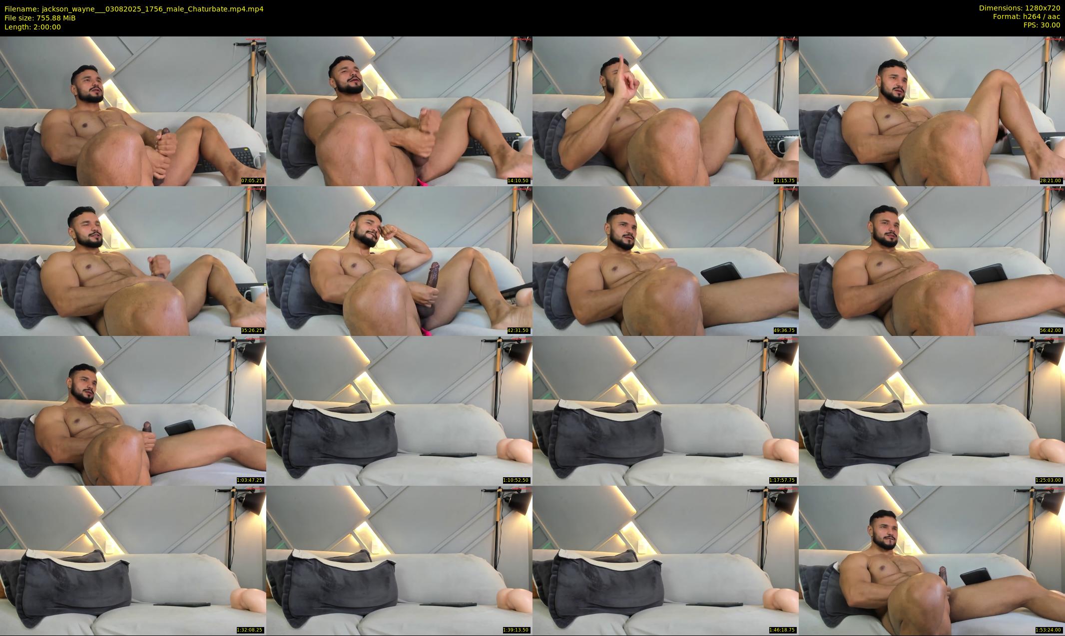 jackson_wayne__ — 120 minute Chaturbate male cam show recording, 720p, Aug 3, 2025
