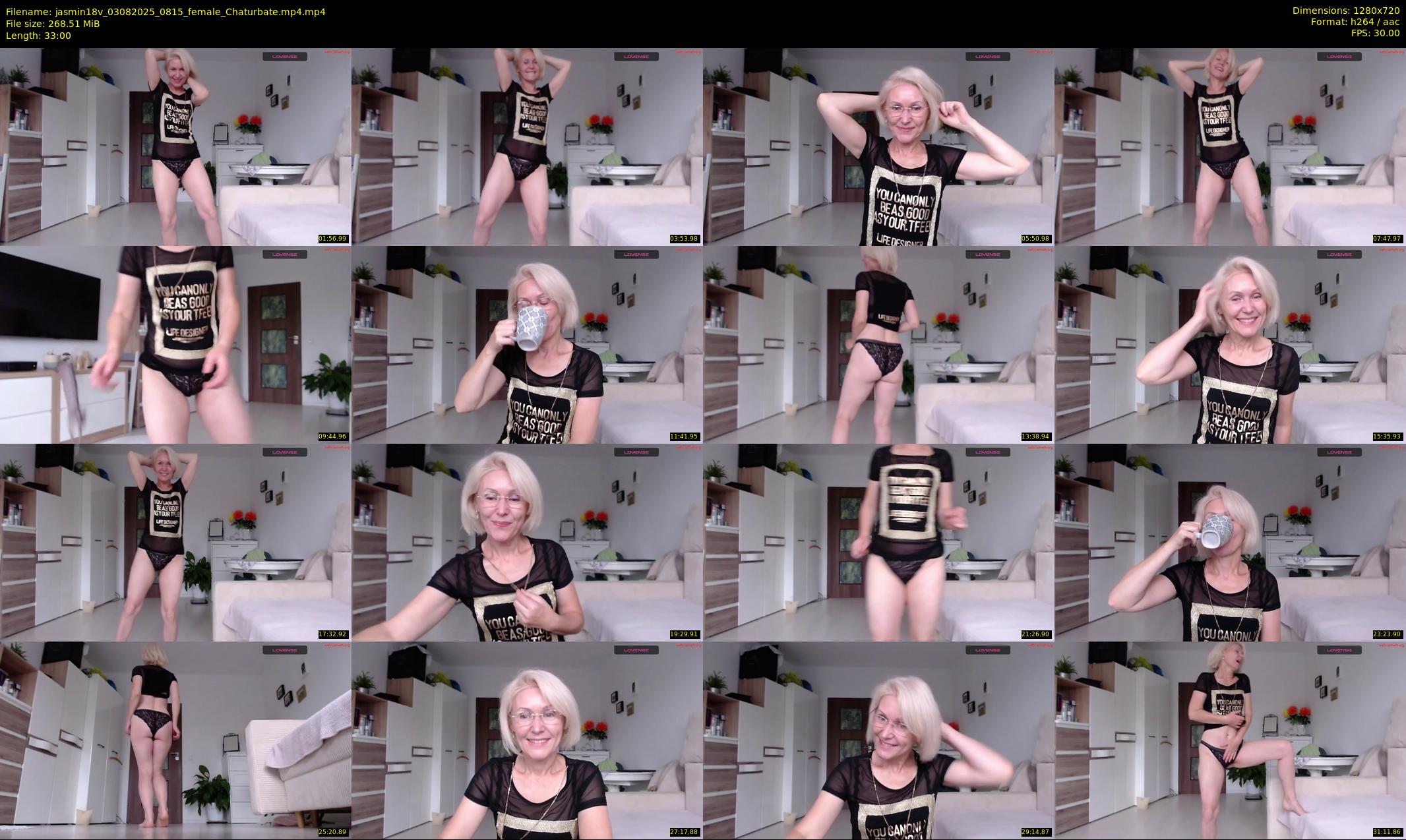 jasmin18v — 33 minute Chaturbate female cam show recording, 720p, Aug 3, 2025
