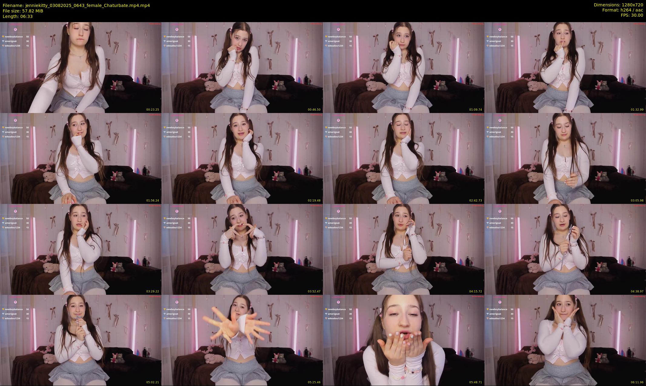 jenniekitty — 7 minute Chaturbate female cam show recording, 720p, Aug 3, 2025