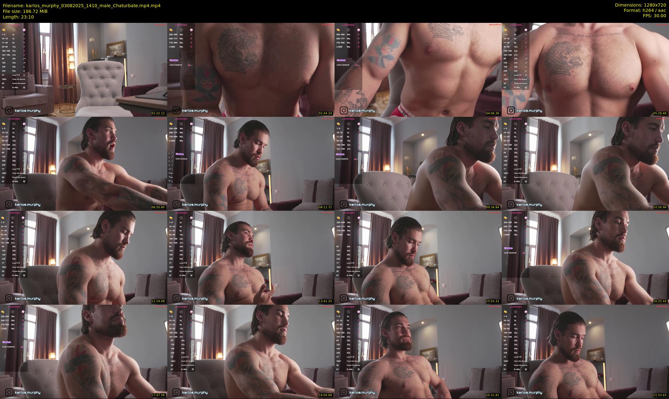 karlos_murphy — 24 minute Chaturbate male cam show recording, 720p, Aug 3, 2025