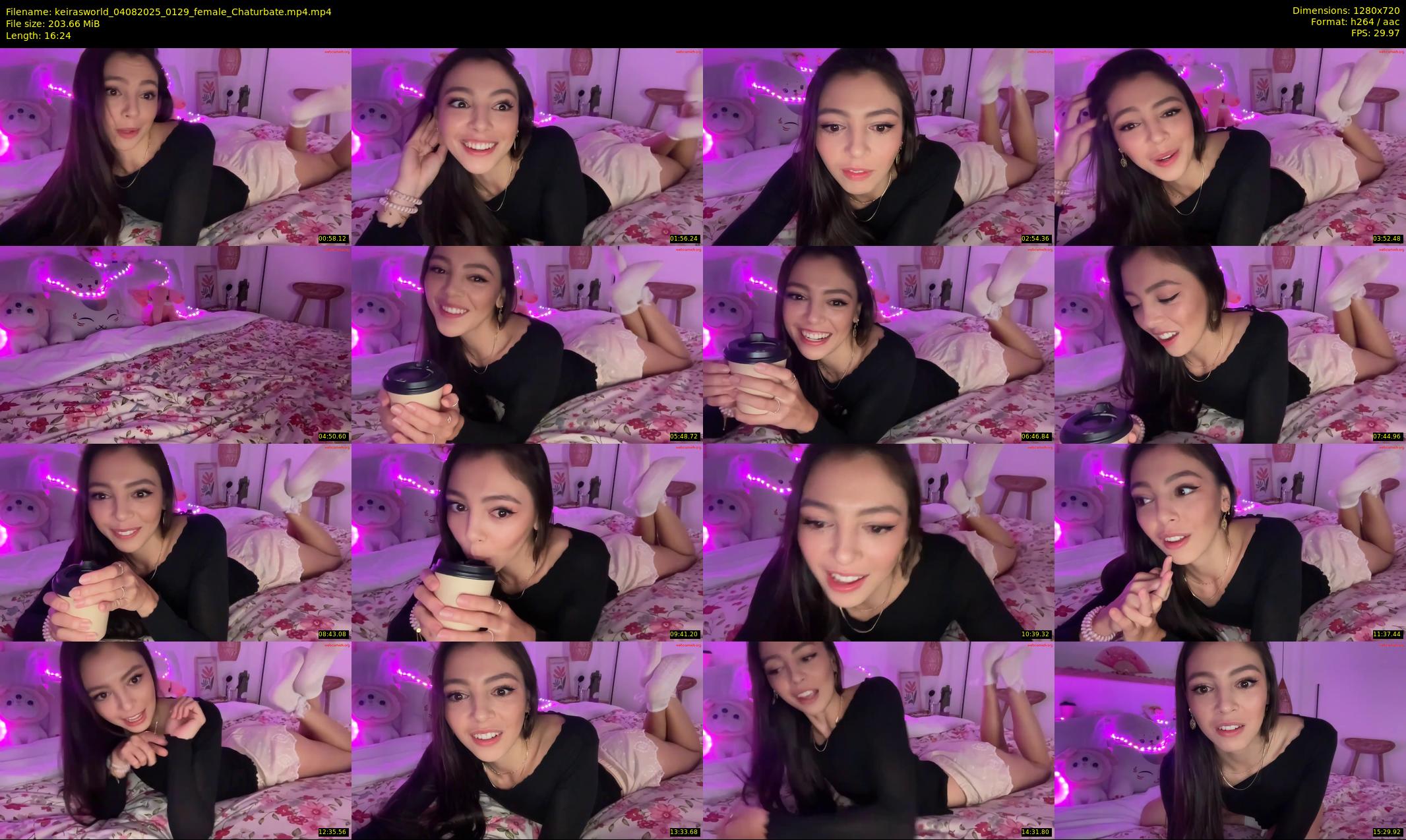 keirasworld — 17 minute Chaturbate female cam show recording, 720p, Aug 4, 2025