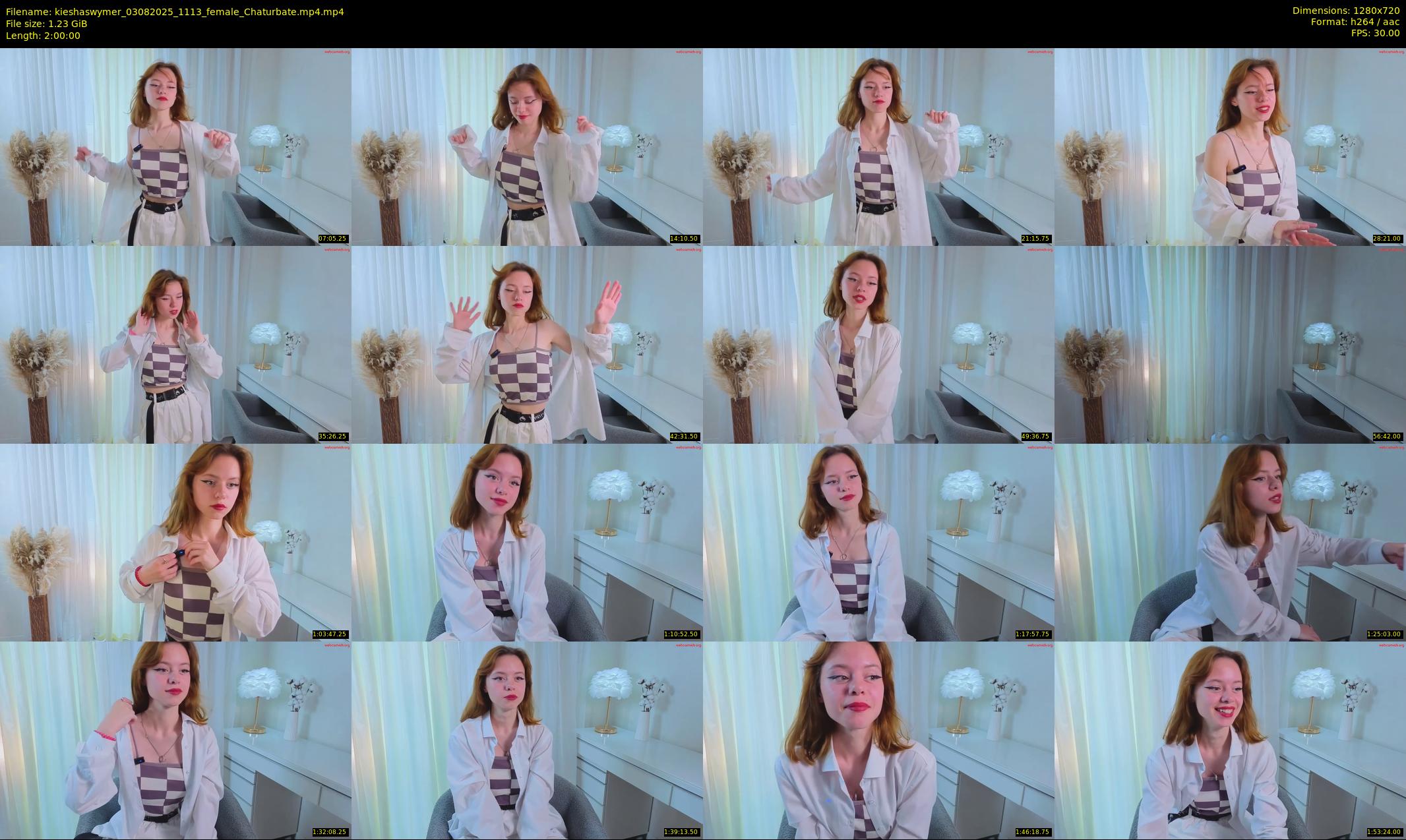 kieshaswymer — 120 minute Chaturbate female cam show recording, 720p, Aug 3, 2025