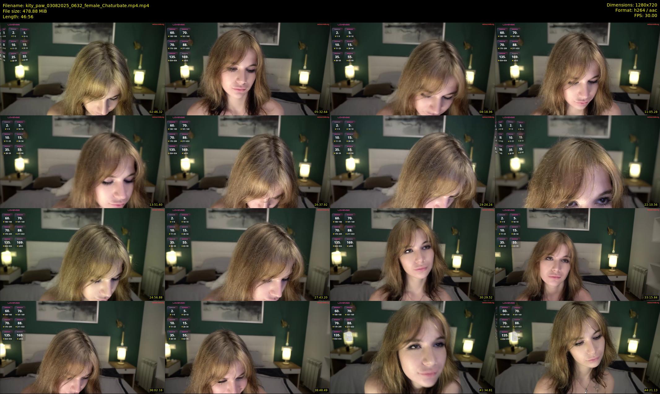 kity_paw — 47 minute Chaturbate female cam show recording, 720p, Aug 3, 2025