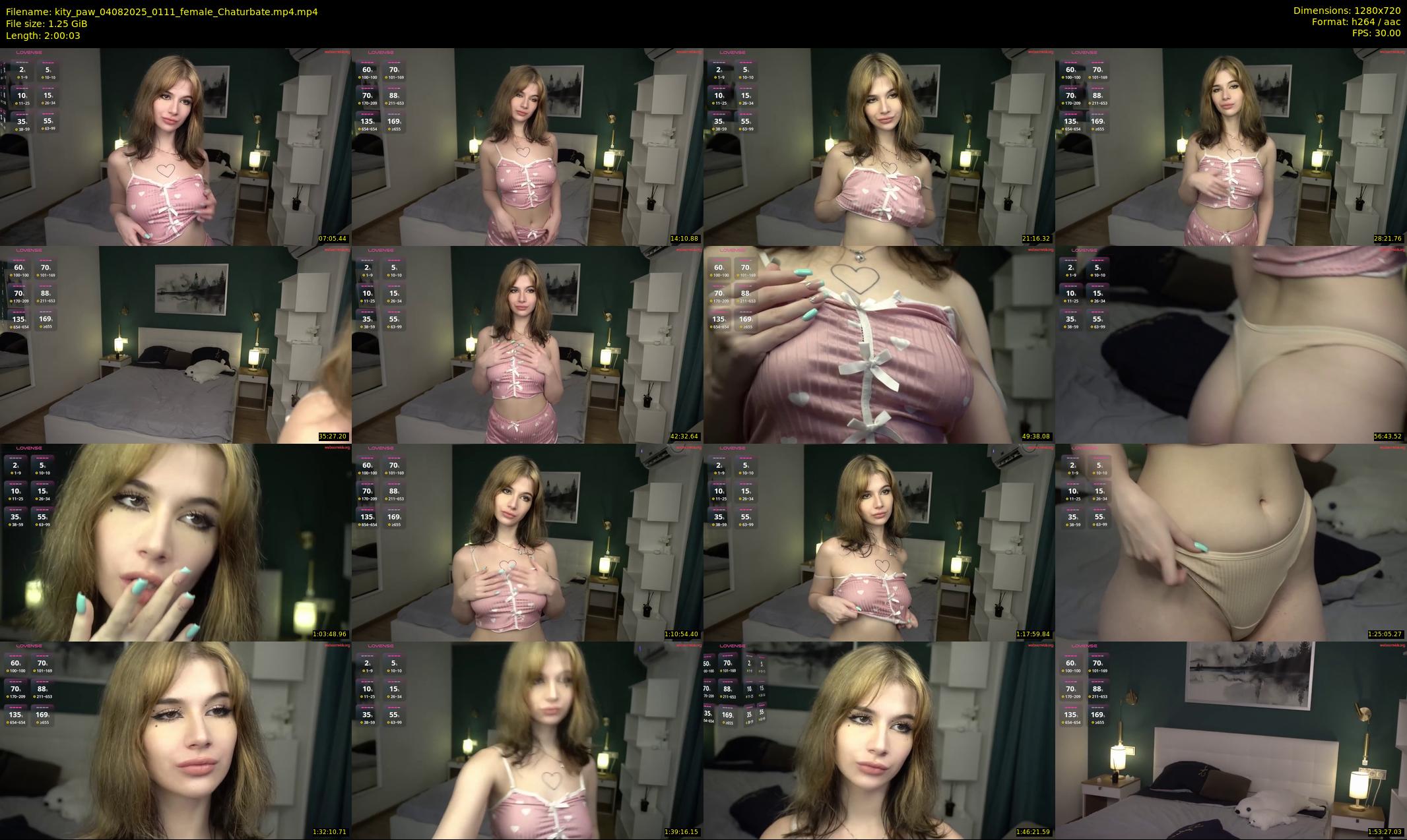 kity_paw — 121 minute Chaturbate female cam show recording, 720p, Aug 4, 2025