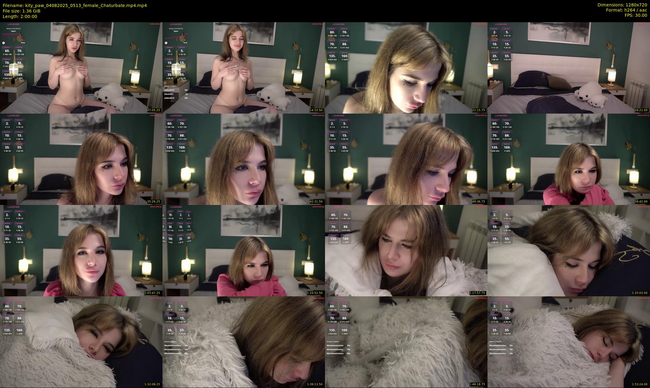 kity_paw — 120 minute Chaturbate female cam show recording, 720p, Aug 4, 2025