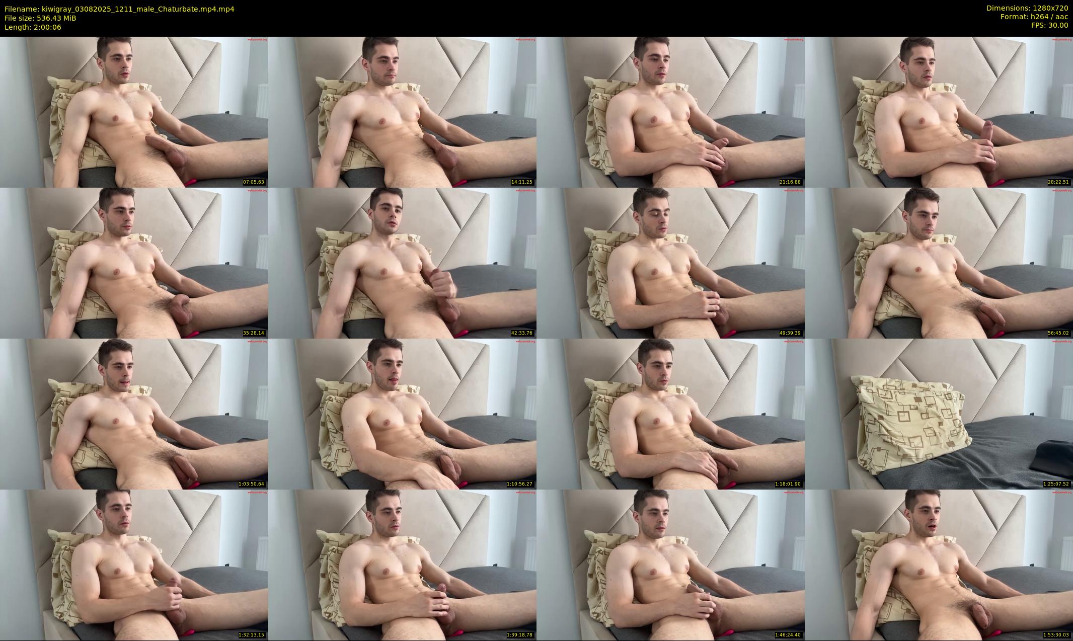 kiwigray — 121 minute Chaturbate male cam show recording, 720p, Aug 3, 2025