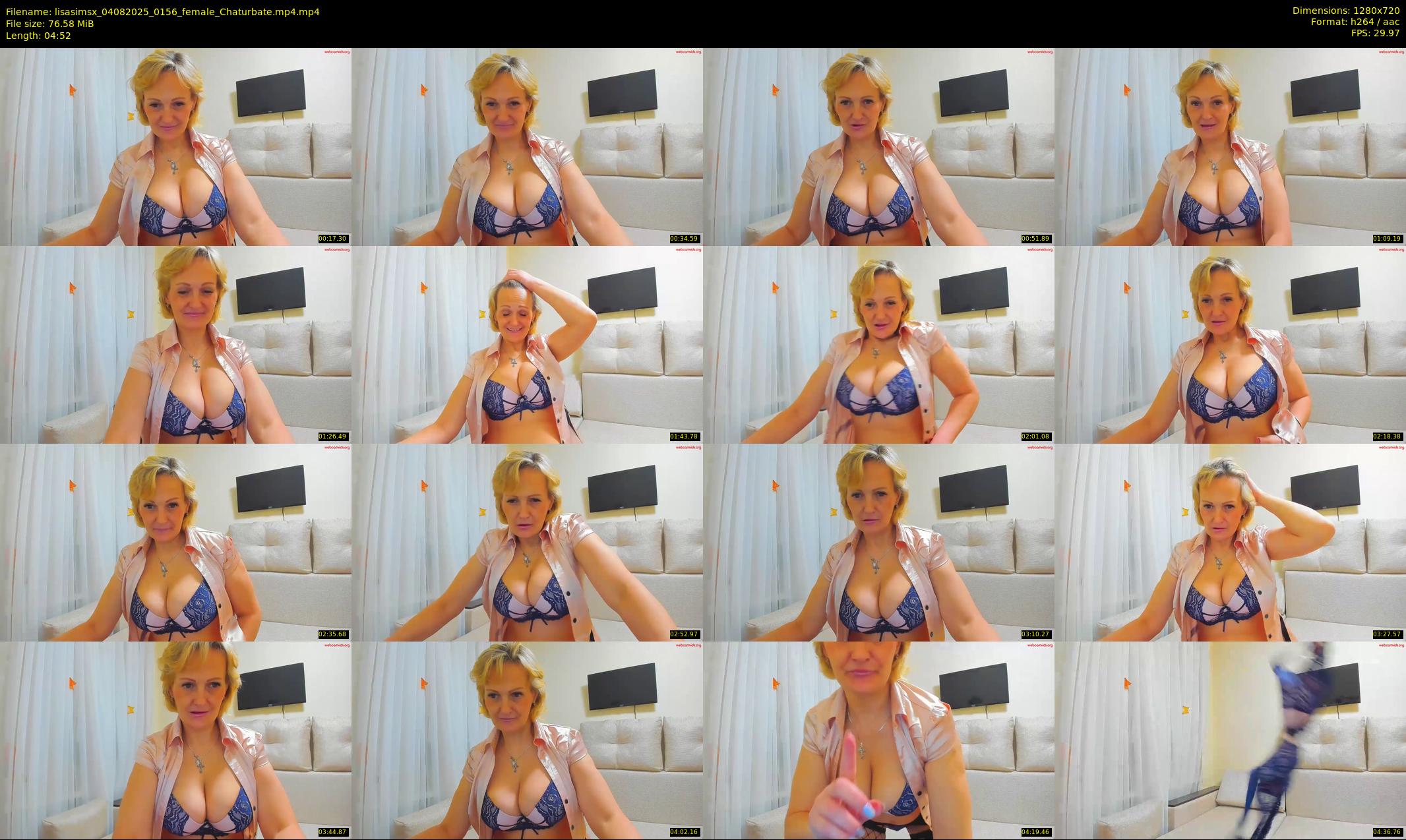 lisasimsx — 5 minute Chaturbate female cam show recording, 720p, Aug 4, 2025