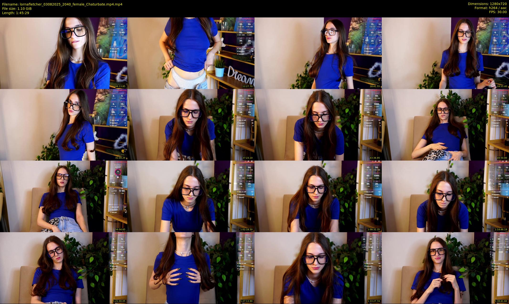 lornafletcher — 106 minute Chaturbate female cam show recording, 720p, Aug 3, 2025