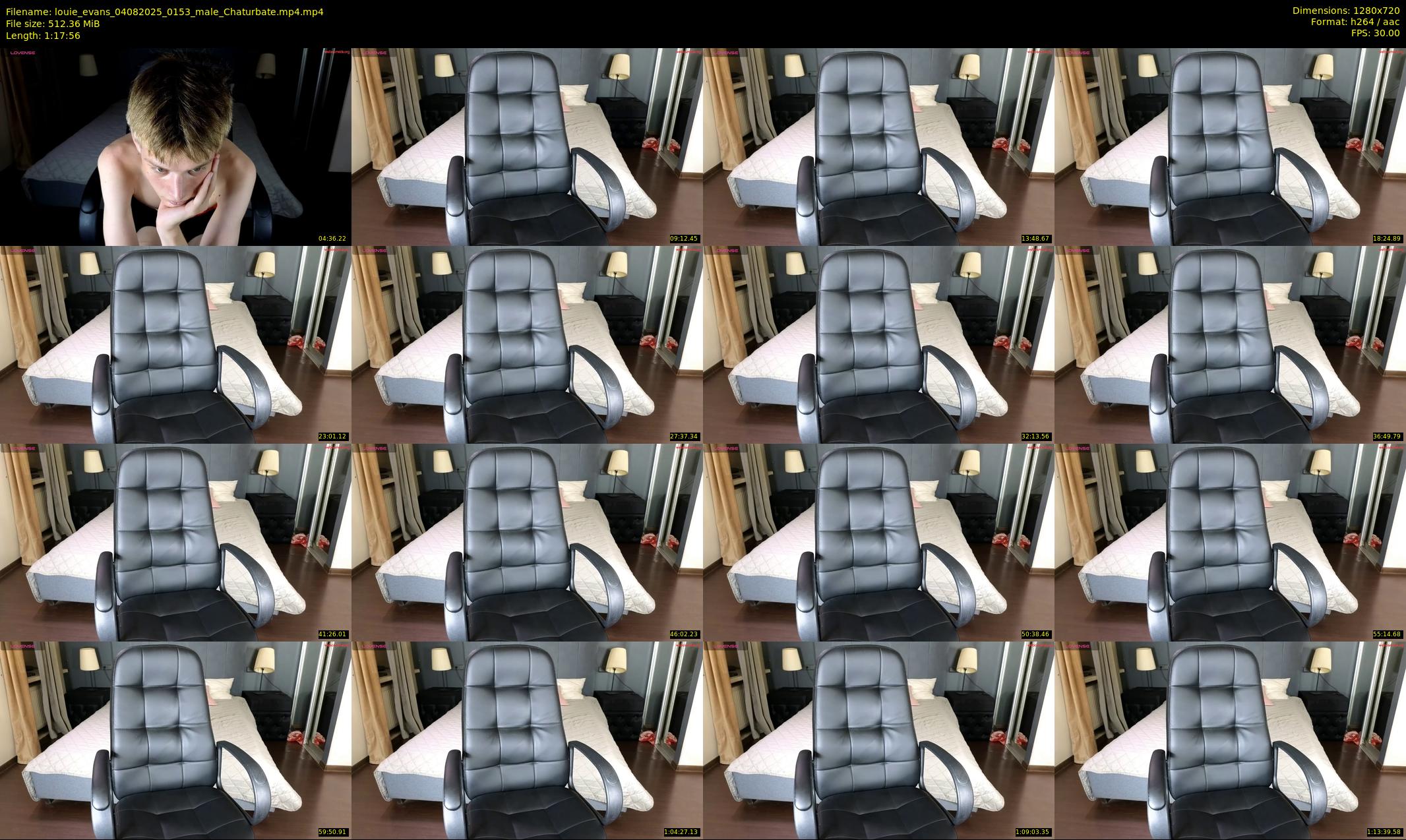louie_evans — 78 minute Chaturbate male cam show recording, 720p, Aug 4, 2025