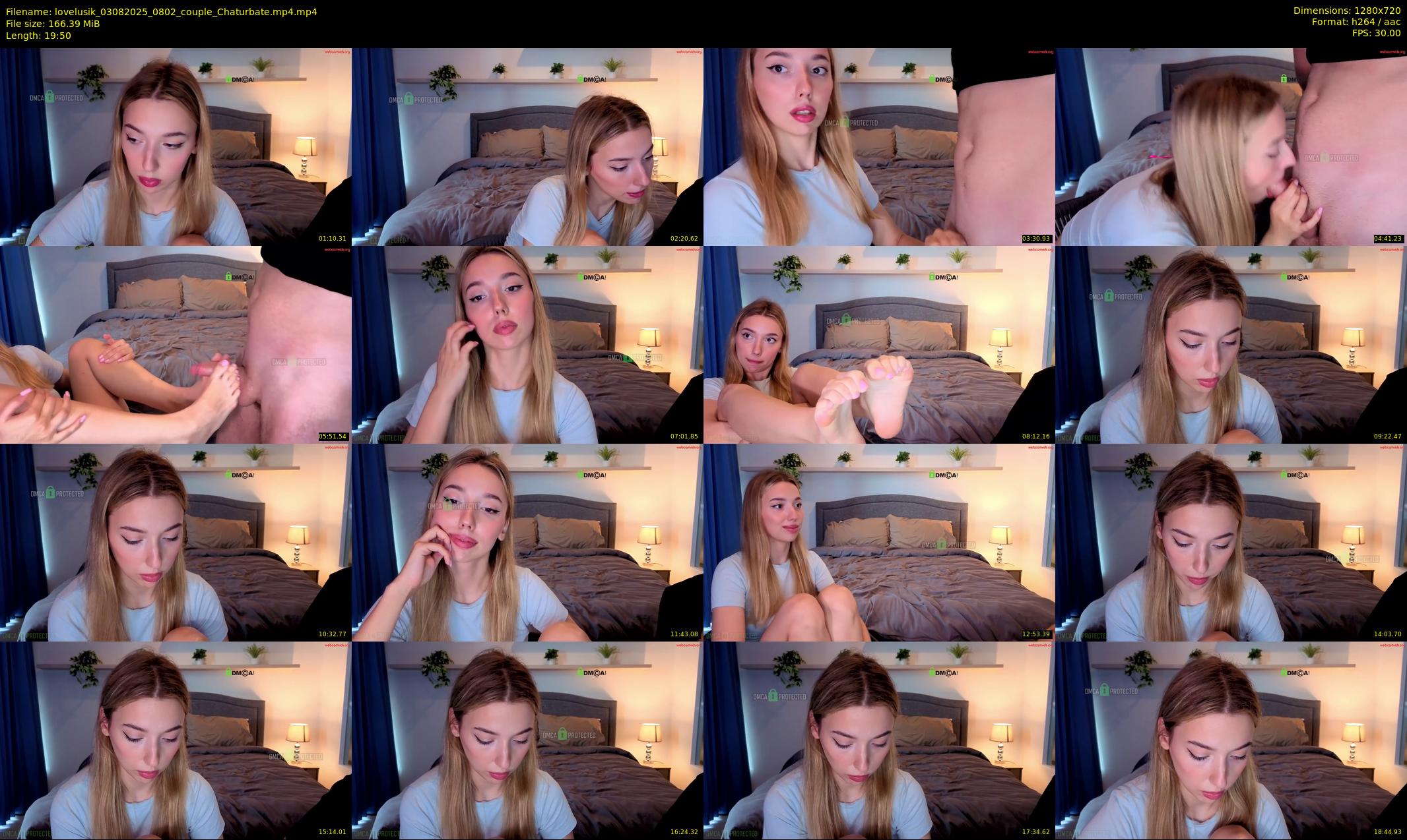 lovelusik — 20 minute Chaturbate couple cam show recording, 720p, Aug 3, 2025