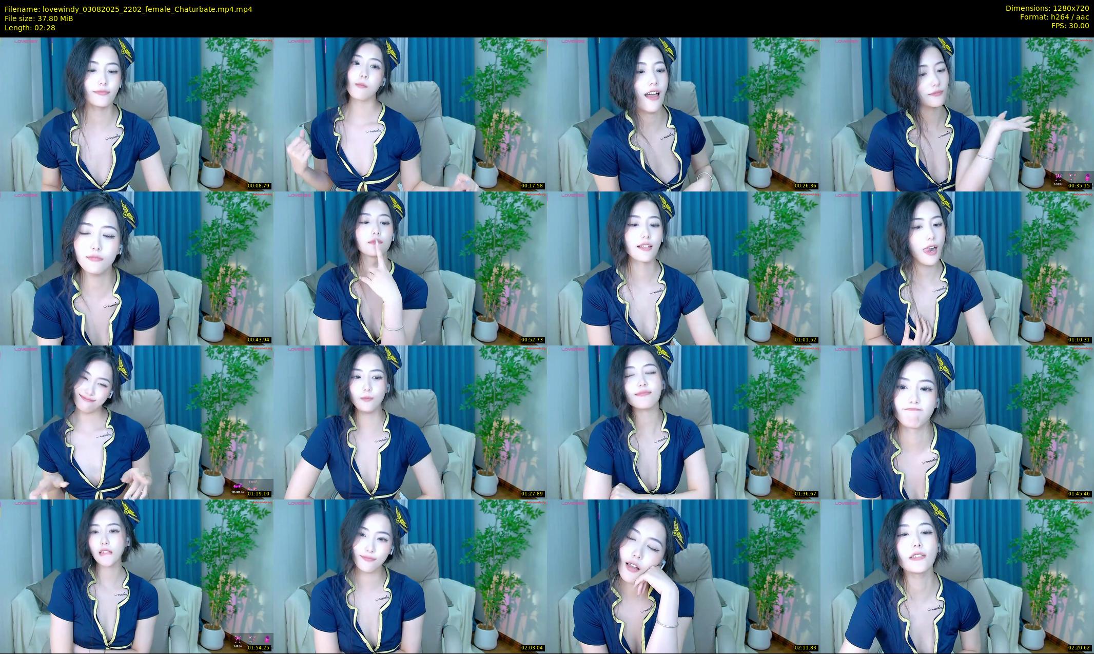 lovewindy — 3 minute Chaturbate female cam show recording, 720p, Aug 3, 2025
