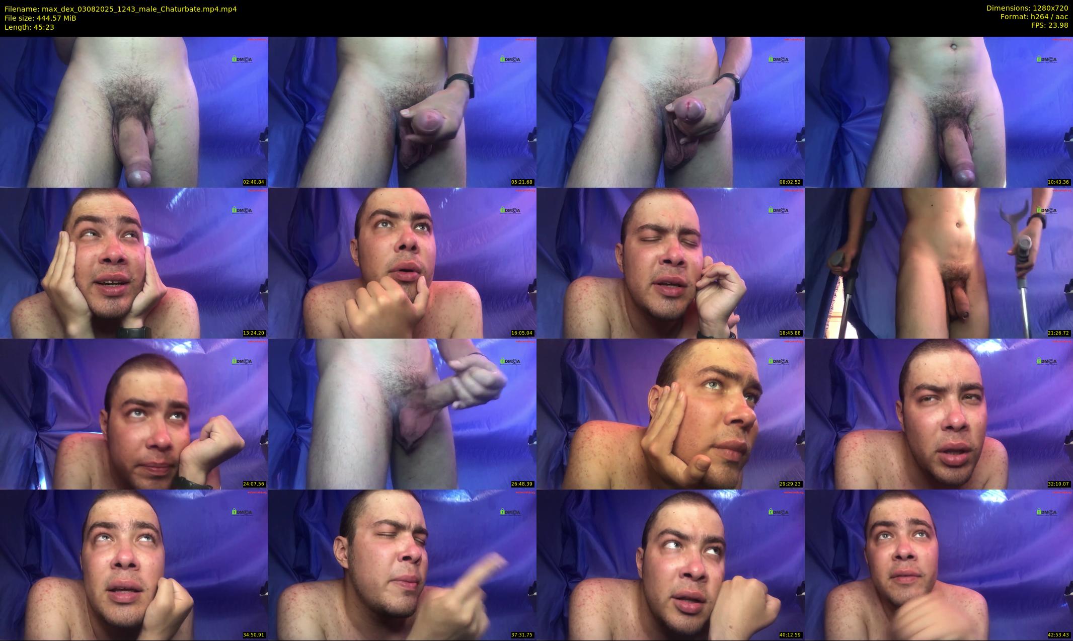 max_dex — 46 minute Chaturbate male cam show recording, 720p, Aug 3, 2025