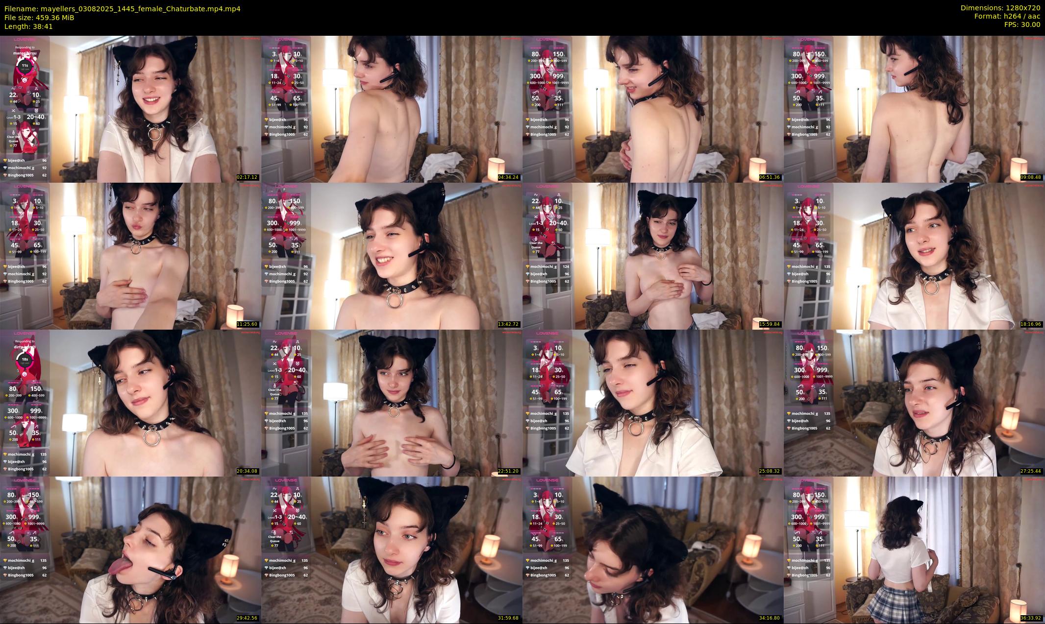 mayellers — 39 minute Chaturbate female cam show recording, 720p, Aug 3, 2025