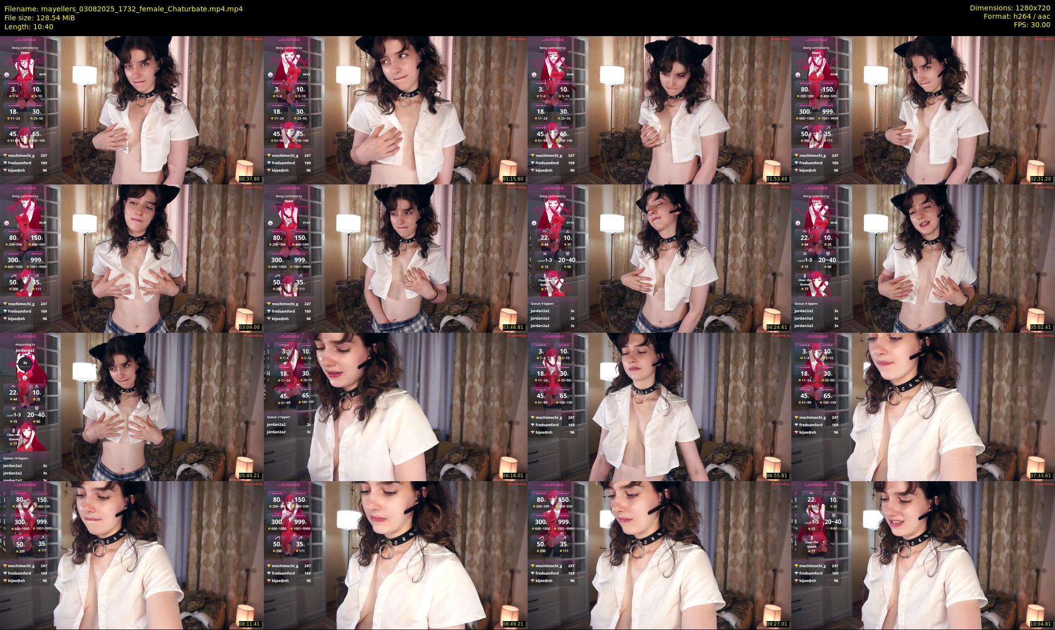 mayellers — 11 minute Chaturbate female cam show recording, 720p, Aug 3, 2025