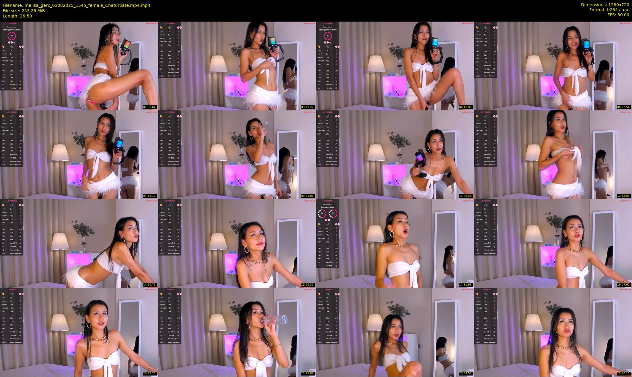 melisa_gerc — 27 minute Chaturbate female cam show recording, 720p, Aug 3, 2025