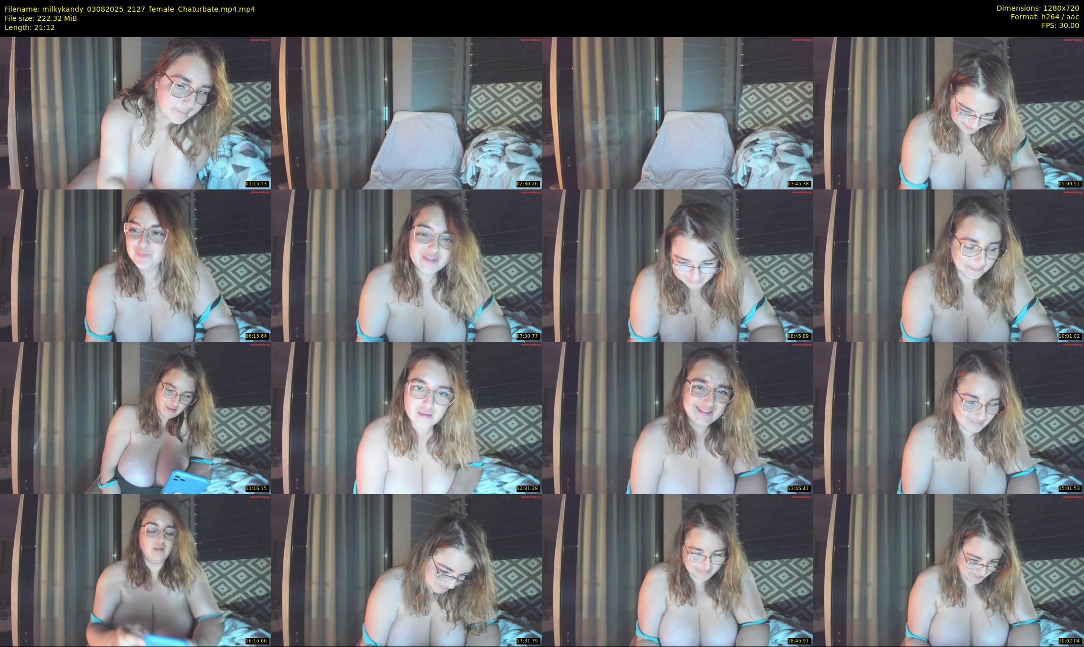 milkykandy — 22 minute Chaturbate female cam show recording, 720p, Aug 3, 2025