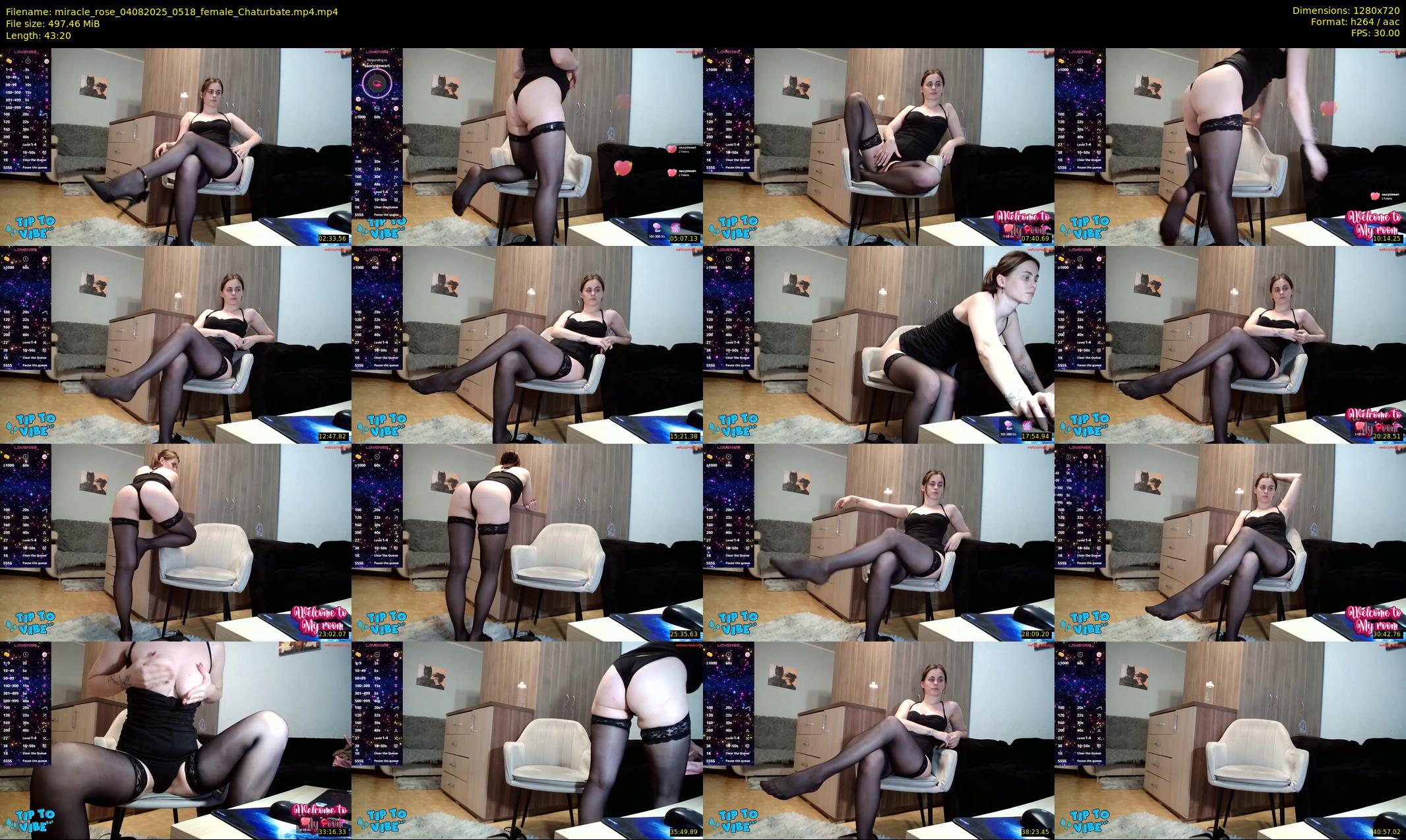 miracle_rose — 44 minute Chaturbate female cam show recording, 720p, Aug 4, 2025