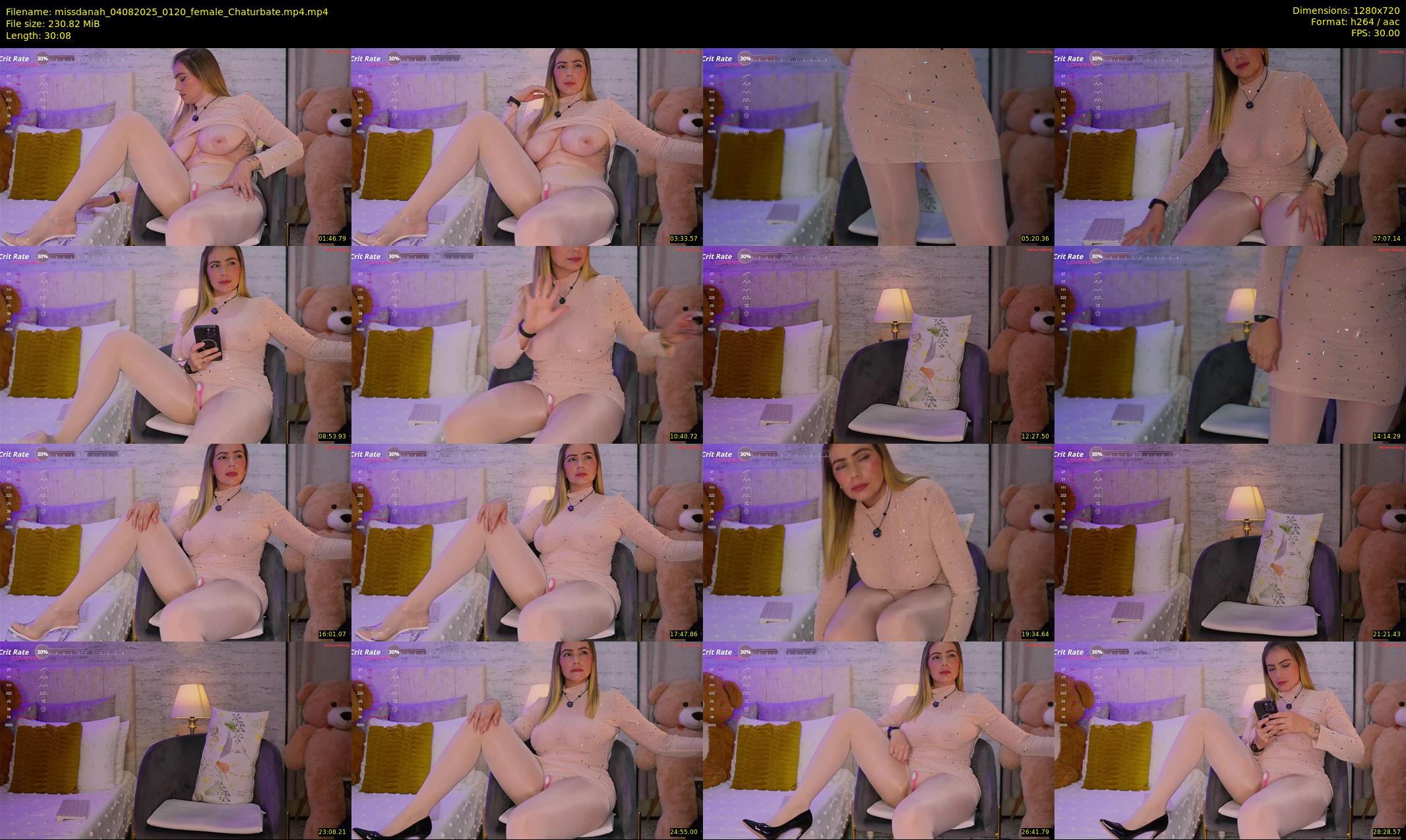 missdanah — 31 minute Chaturbate female cam show recording, 720p, Aug 4, 2025