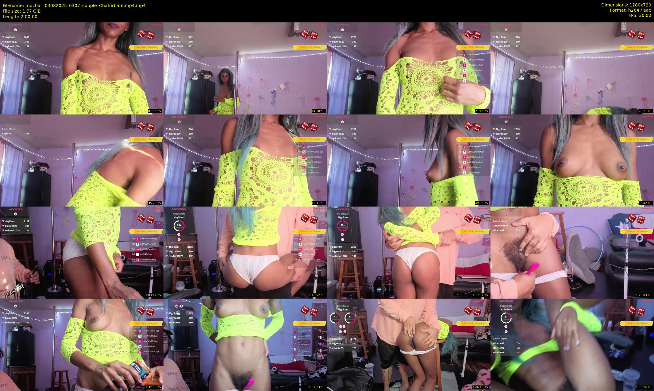 mocha_ — 120 minute Chaturbate female cam show recording, 720p, Aug 4, 2025