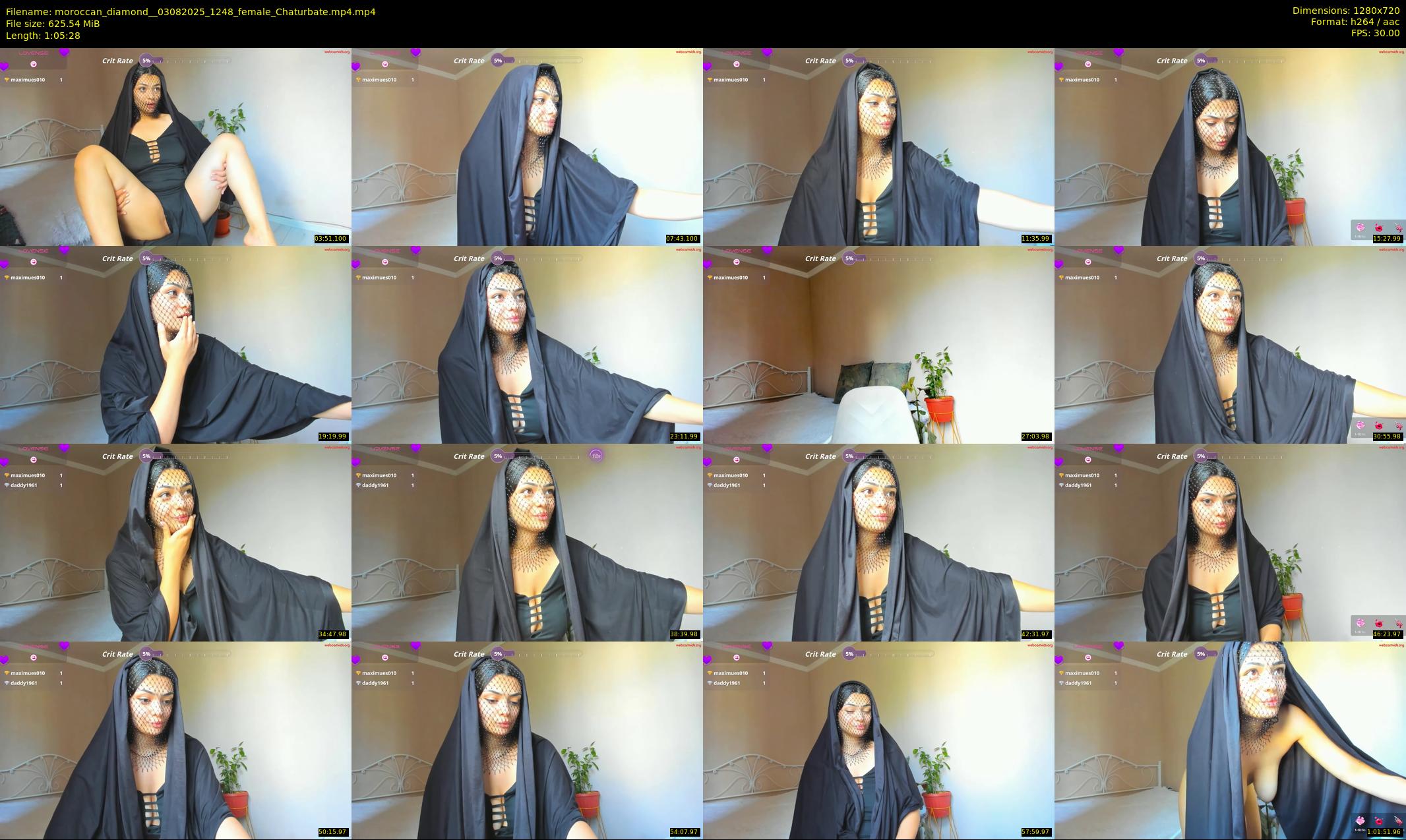 moroccan_diamond_ — 66 minute Chaturbate female cam show recording, 720p, Aug 3, 2025