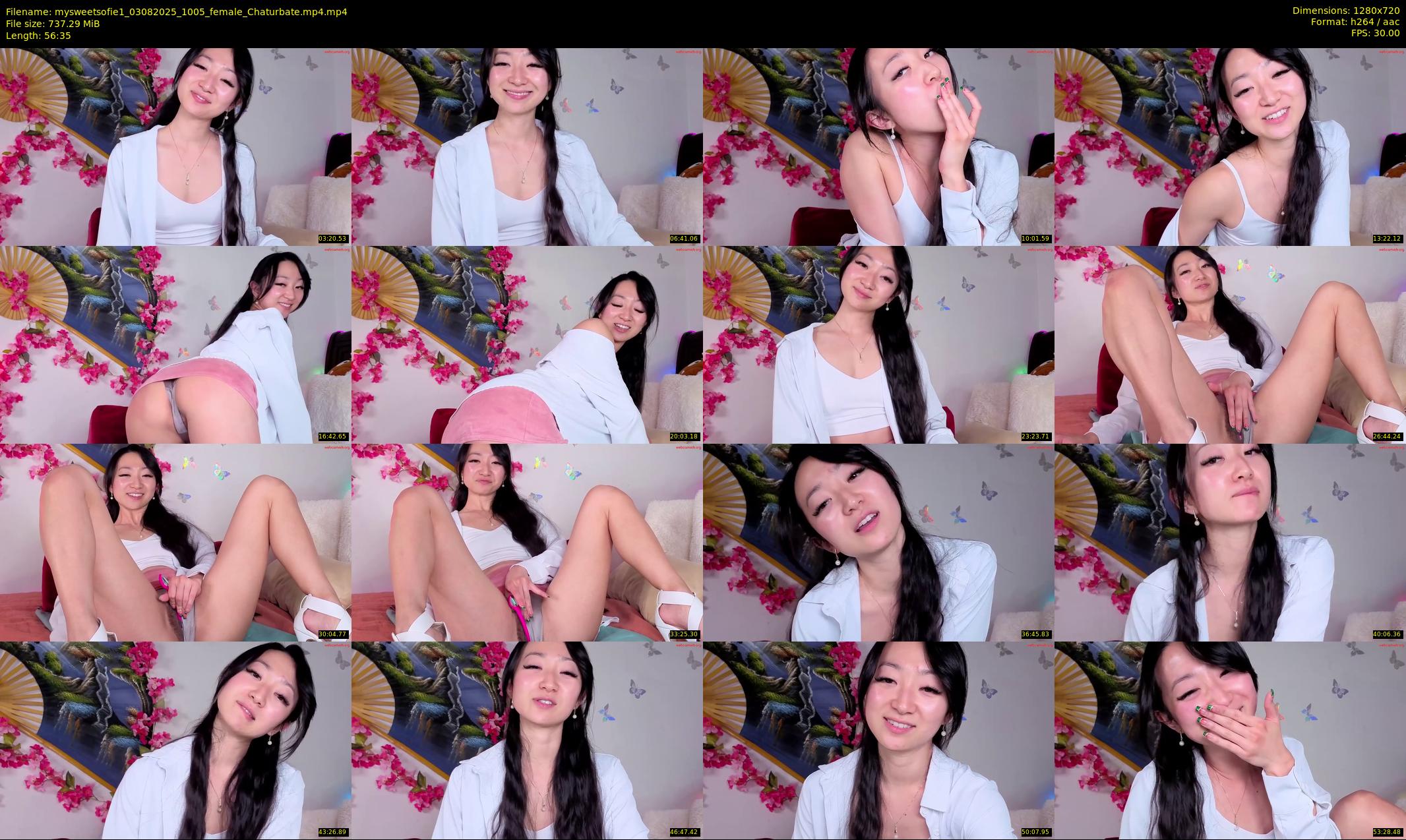 mysweetsofie1 — 57 minute Chaturbate female cam show recording, 720p, Aug 3, 2025