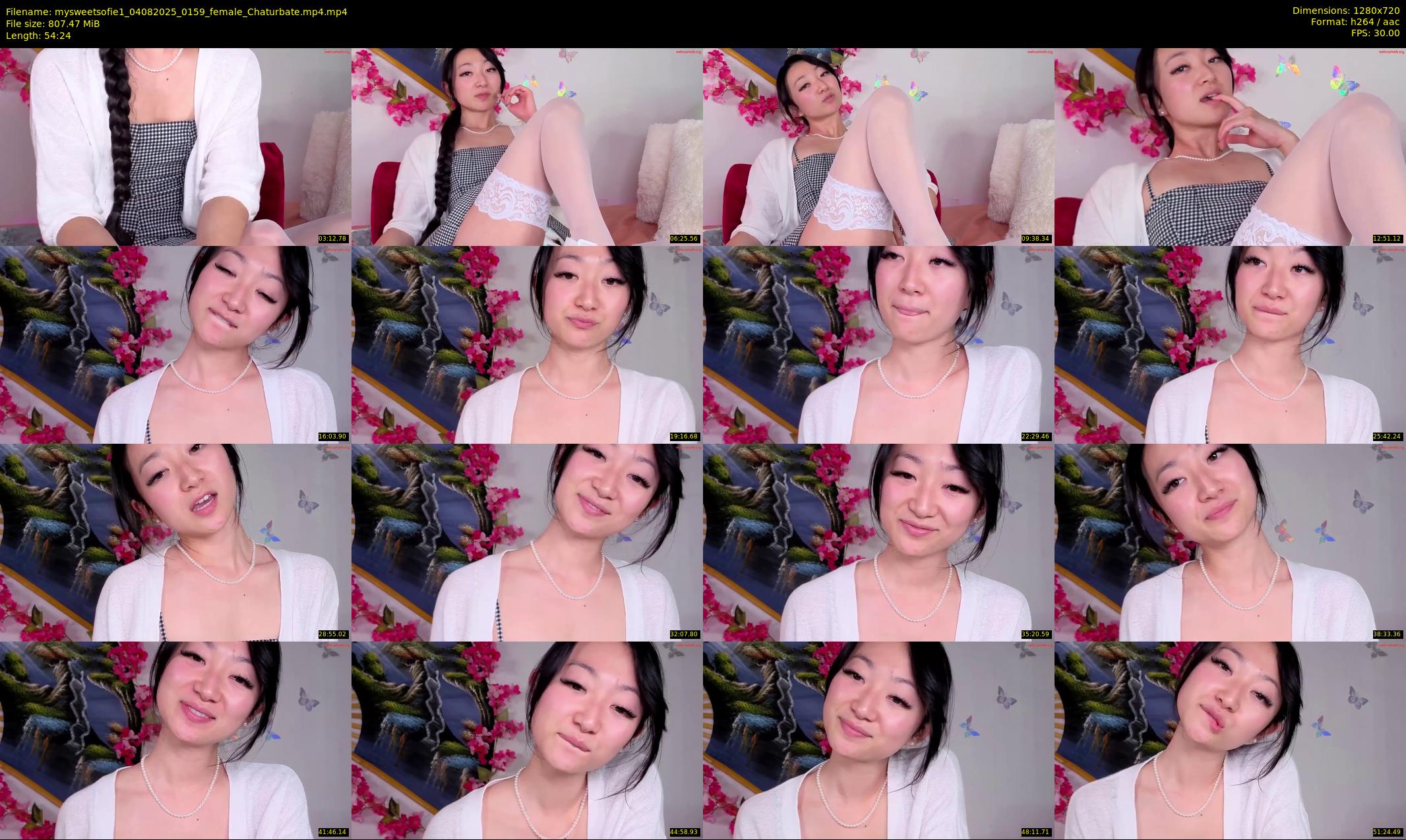 mysweetsofie1 — 55 minute Chaturbate female cam show recording, 720p, Aug 4, 2025