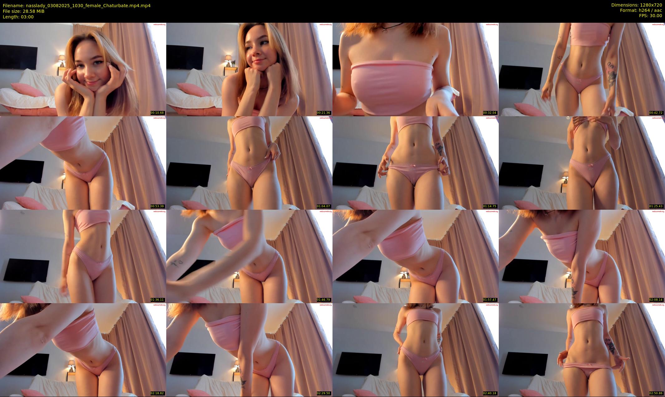nasslady — 3 minute Chaturbate female cam show recording, 720p, Aug 3, 2025