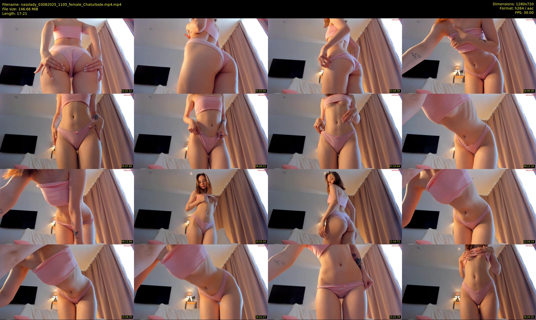 nasslady — 18 minute Chaturbate female cam show recording, 720p, Aug 3, 2025