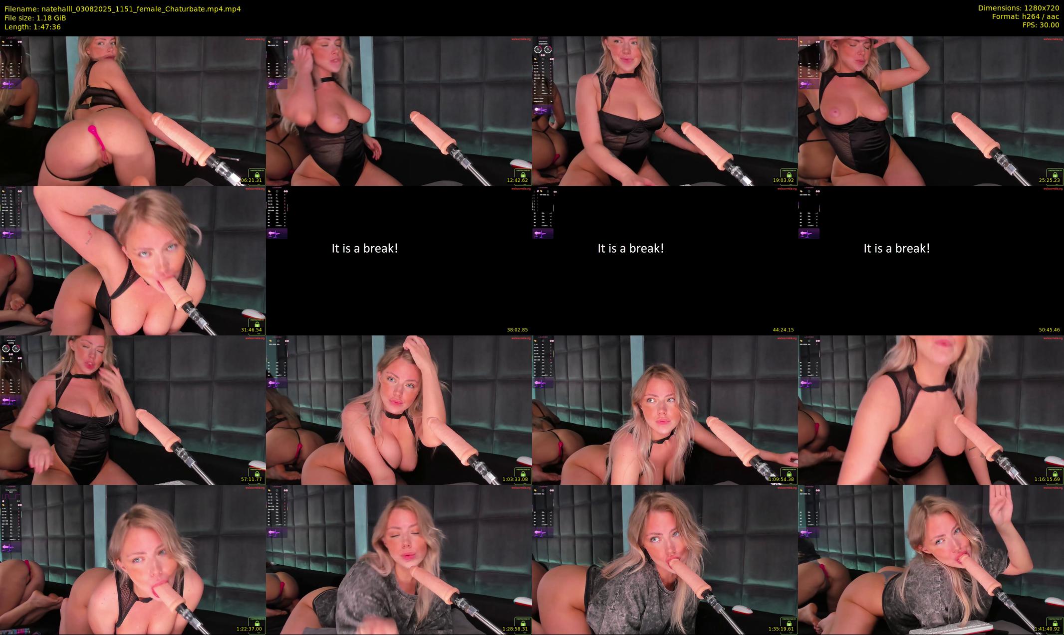 natehalll — 108 minute Chaturbate female cam show recording, 720p, Aug 3, 2025