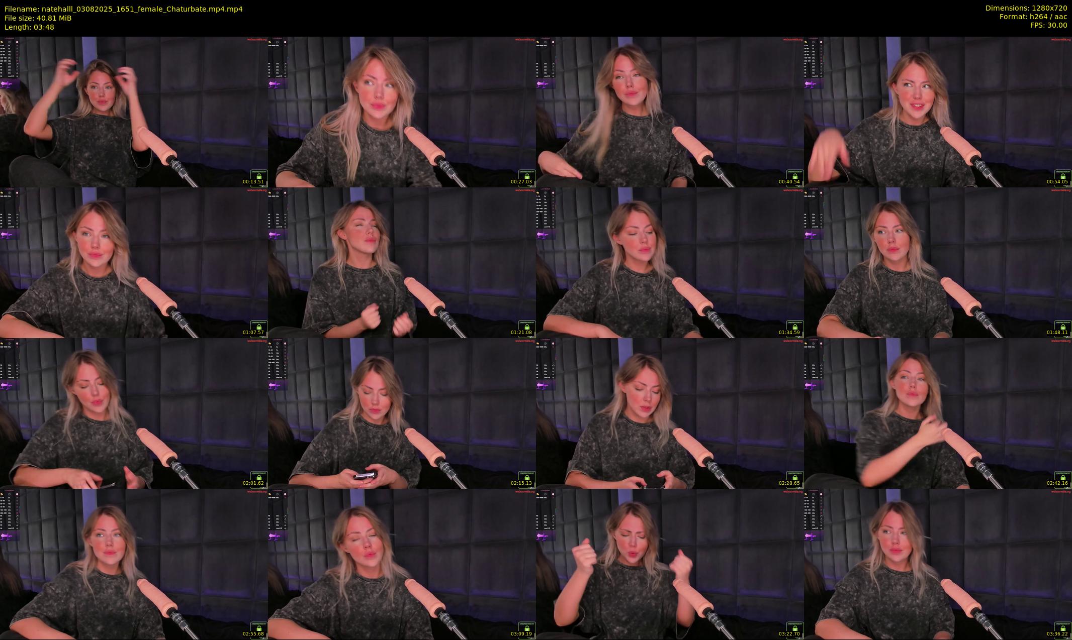 natehalll — 4 minute Chaturbate female cam show recording, 720p, Aug 3, 2025