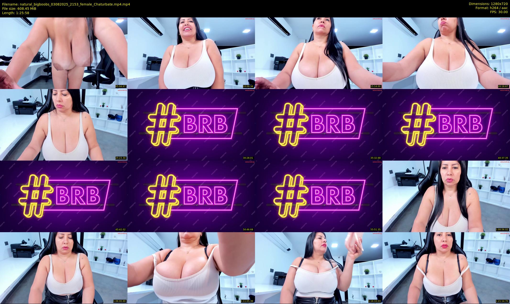 natural_bigboobs — 86 minute Chaturbate female cam show recording, 720p, Aug 3, 2025